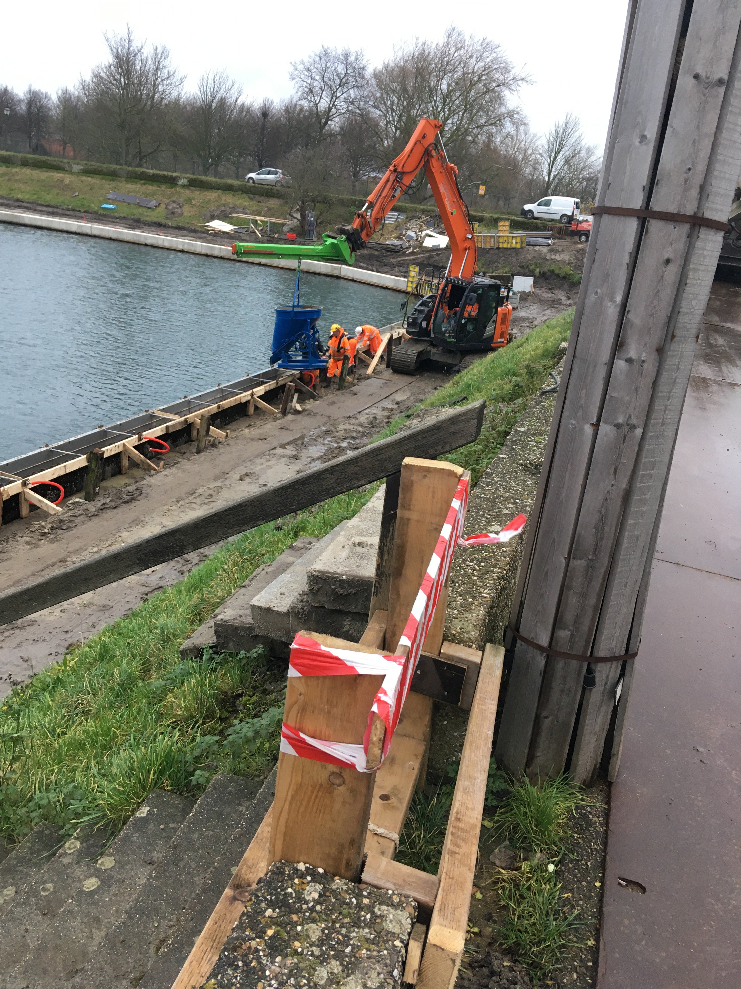 Betonstort kade P