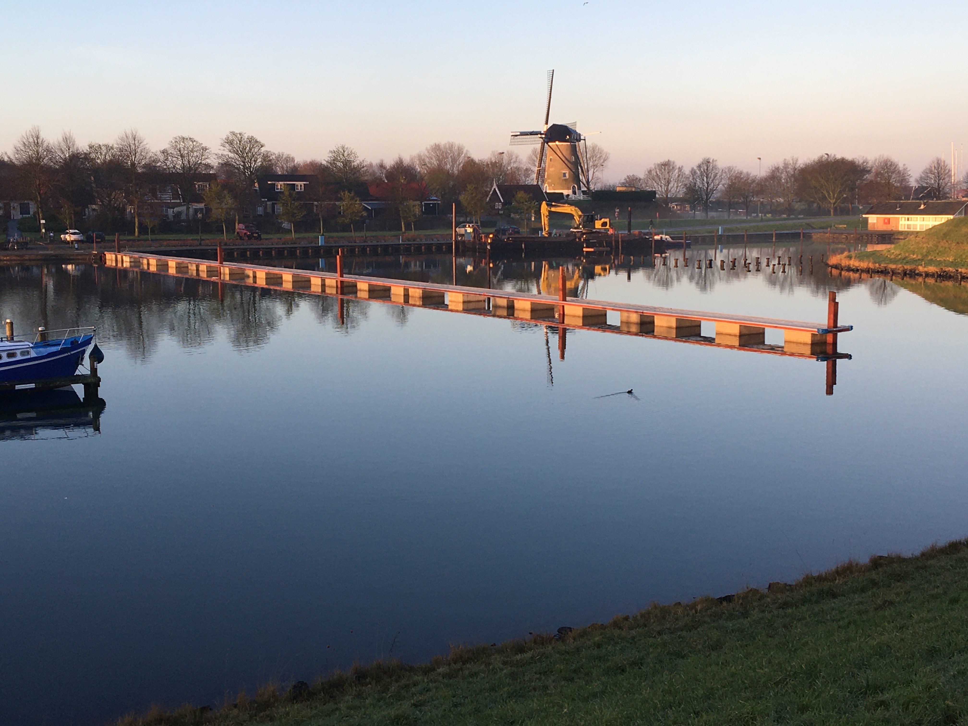 Nieuwe steiger B-C