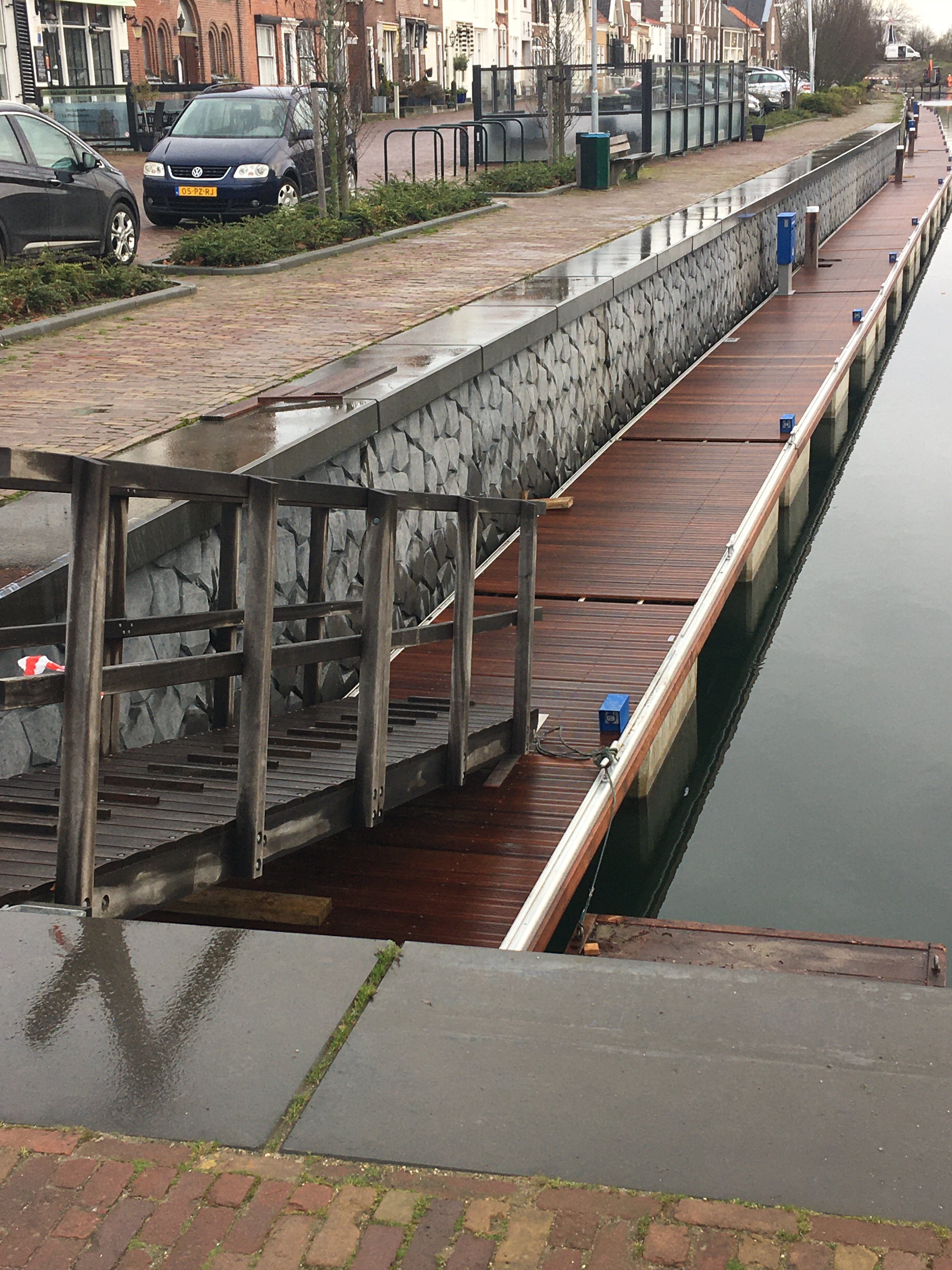 Loopbrug steiger Oude Haven noordzijde