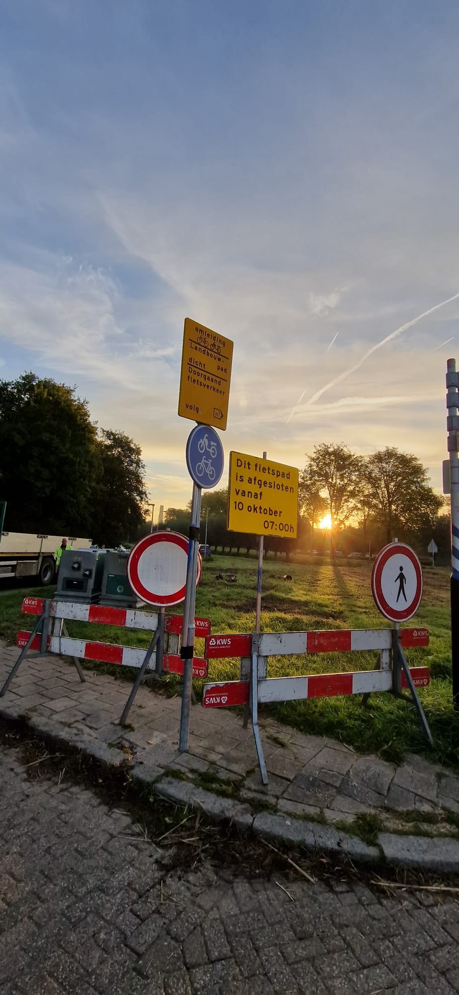 Afsluiting Landbouwpad