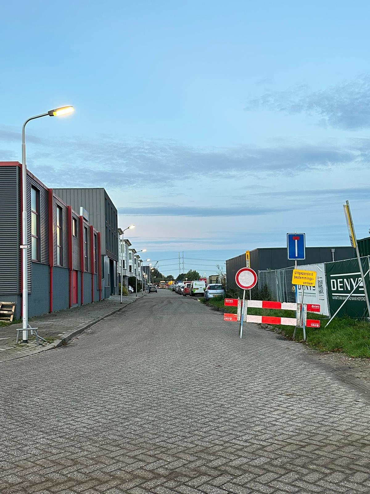 Afsluiting Lagosweg thv nr. 61
