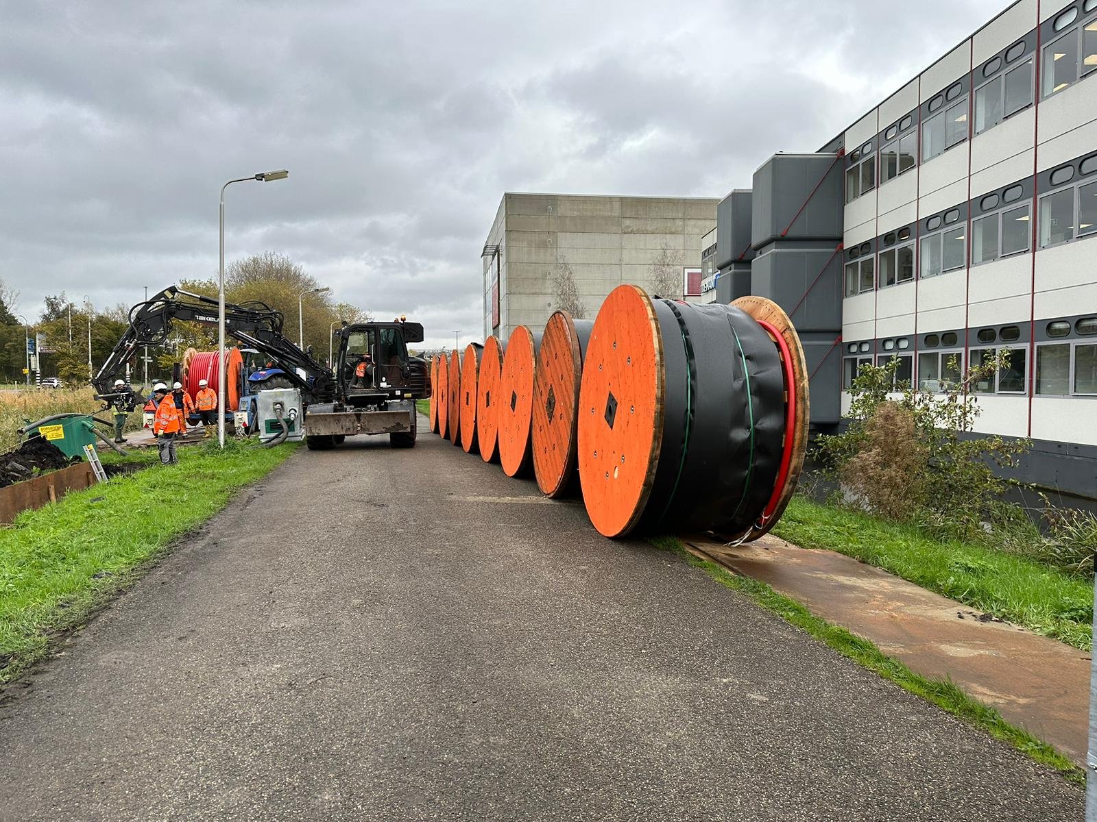 Haspels aan het Landbouwpad