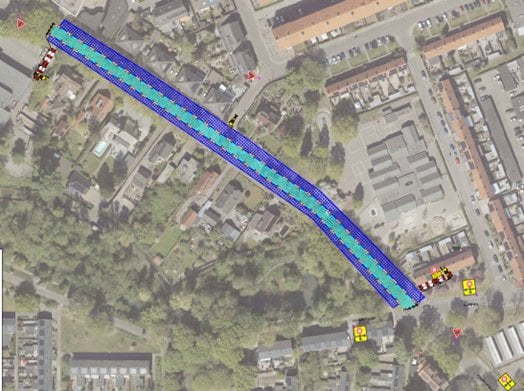 Deels afsluiting Hooglandseweg-Noord