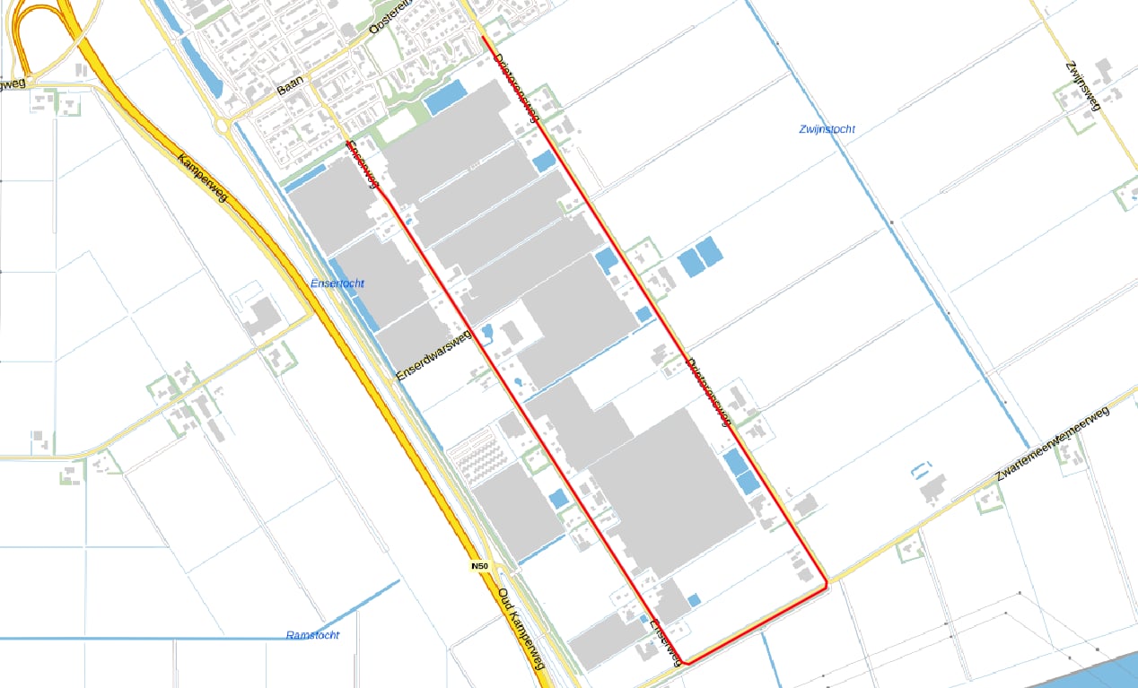 Start werkzaamheden: tracédeel Drietorensweg en Enserweg te Ens