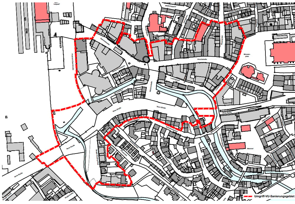 Sanierungsgebiet "Innenstadt West"