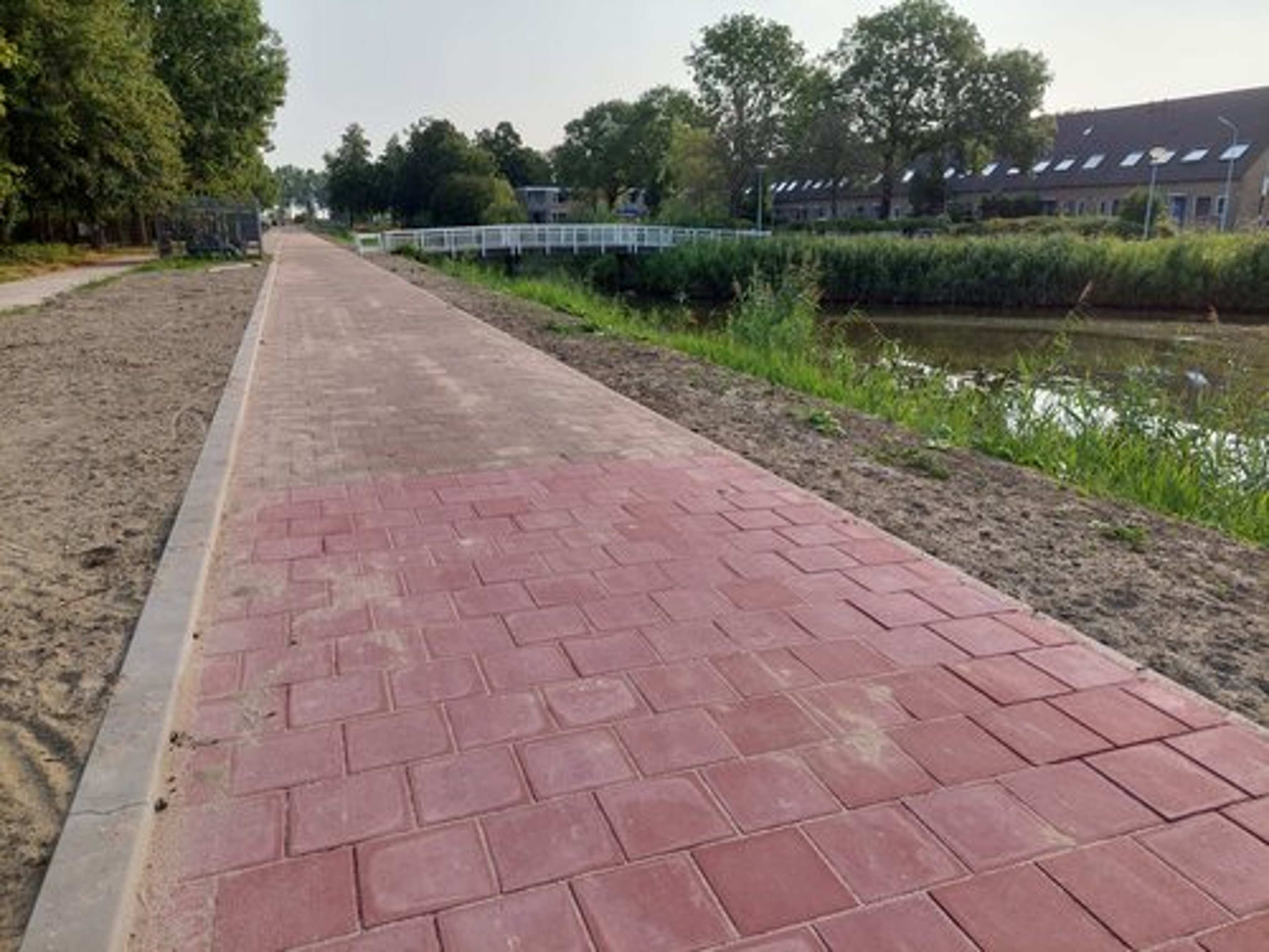 Fietspad Waterwolfpad weer open