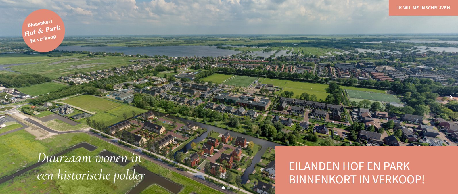 Verkoop eilanden Hof en Park