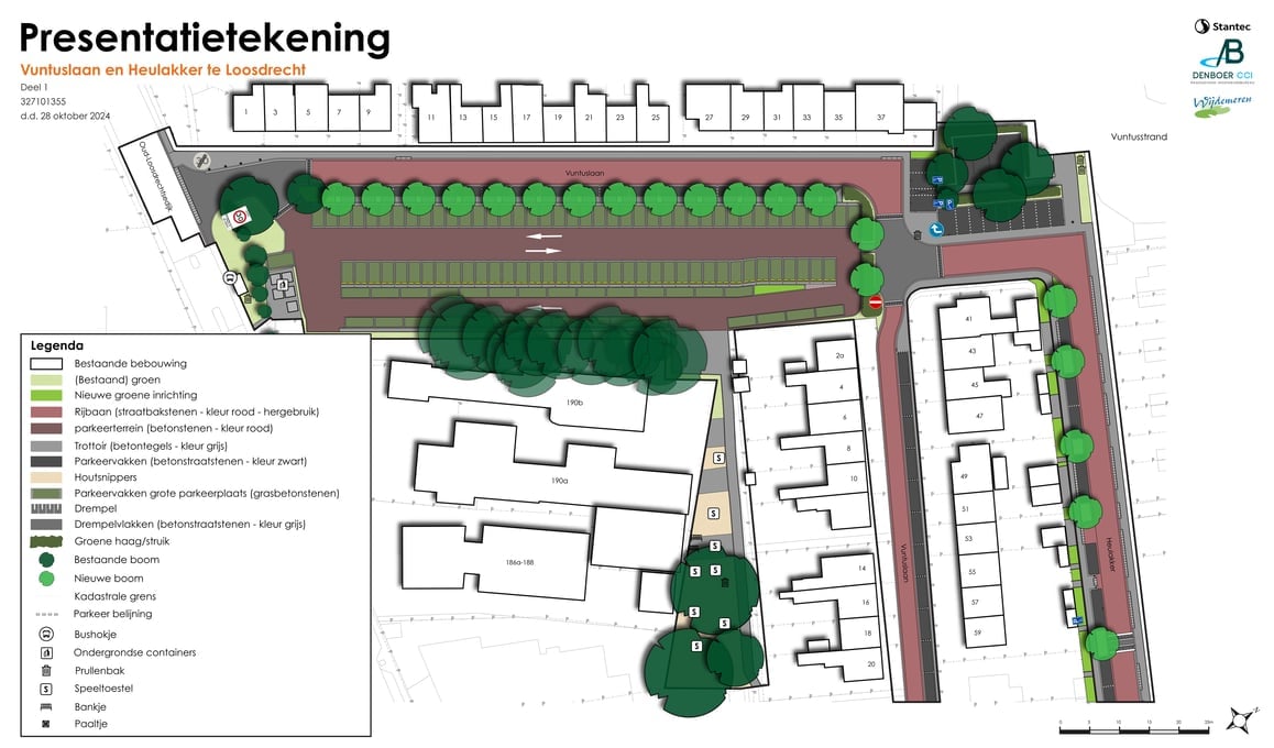 Aangepaste presentatietekening Vuntuslaan en Heulakker te Loosdrecht - blad1