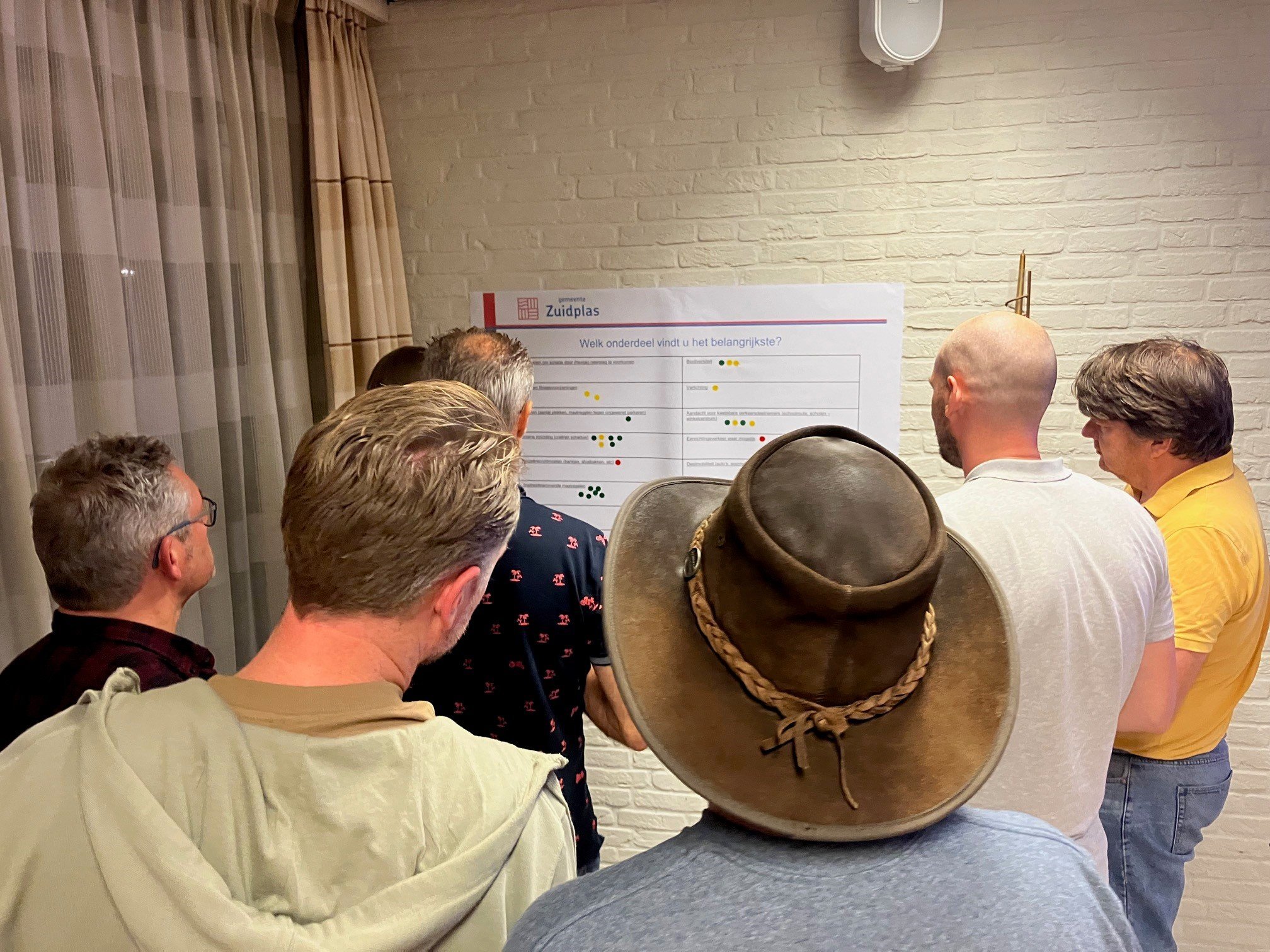 De klankbordgroep geeft aan wat zij belangrijk vinden (en wat niet).