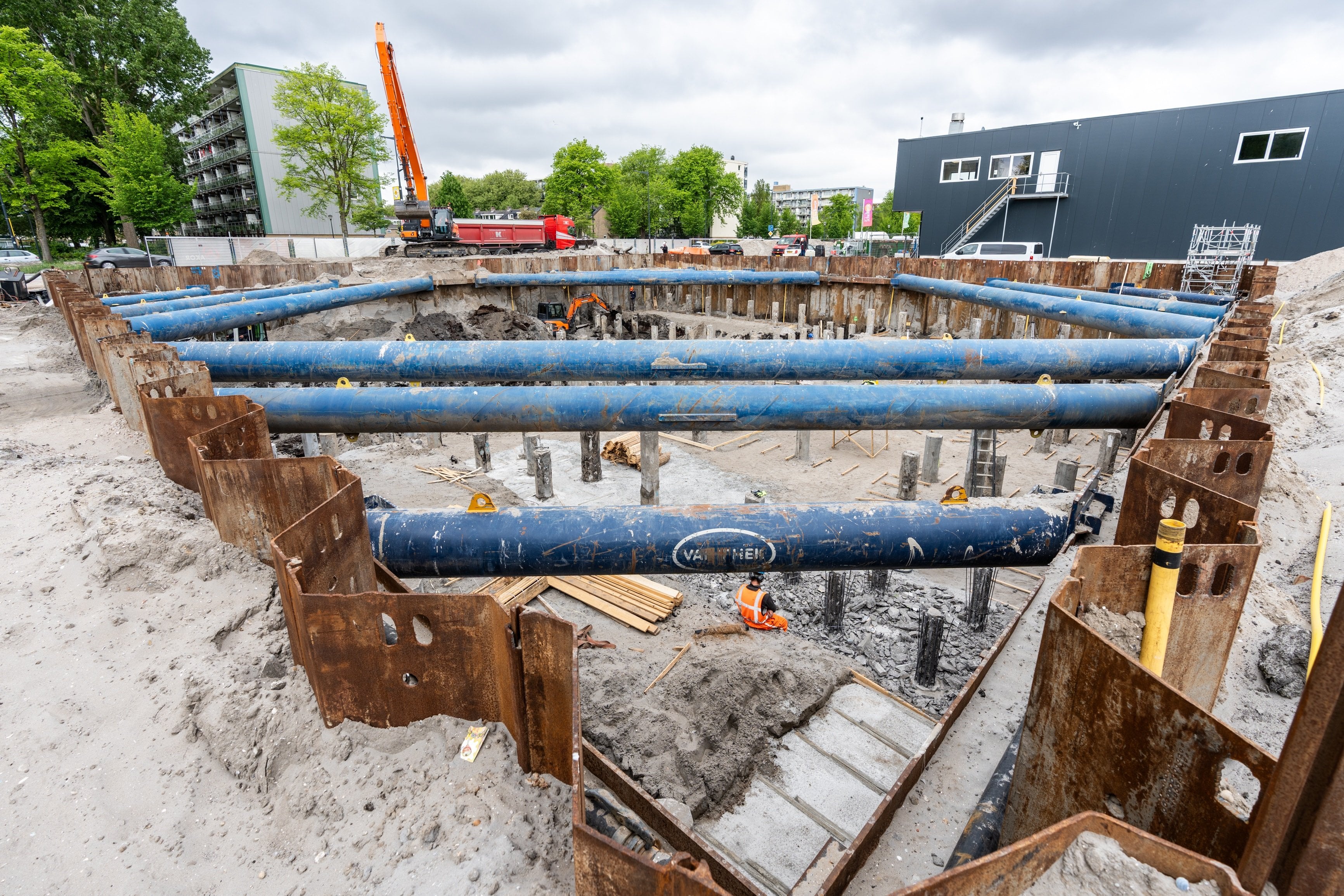 Bouwkuip ontgraven