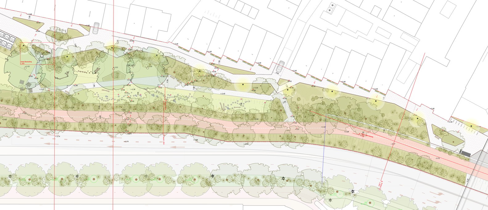 uitsnede ontwerp Groene Singel