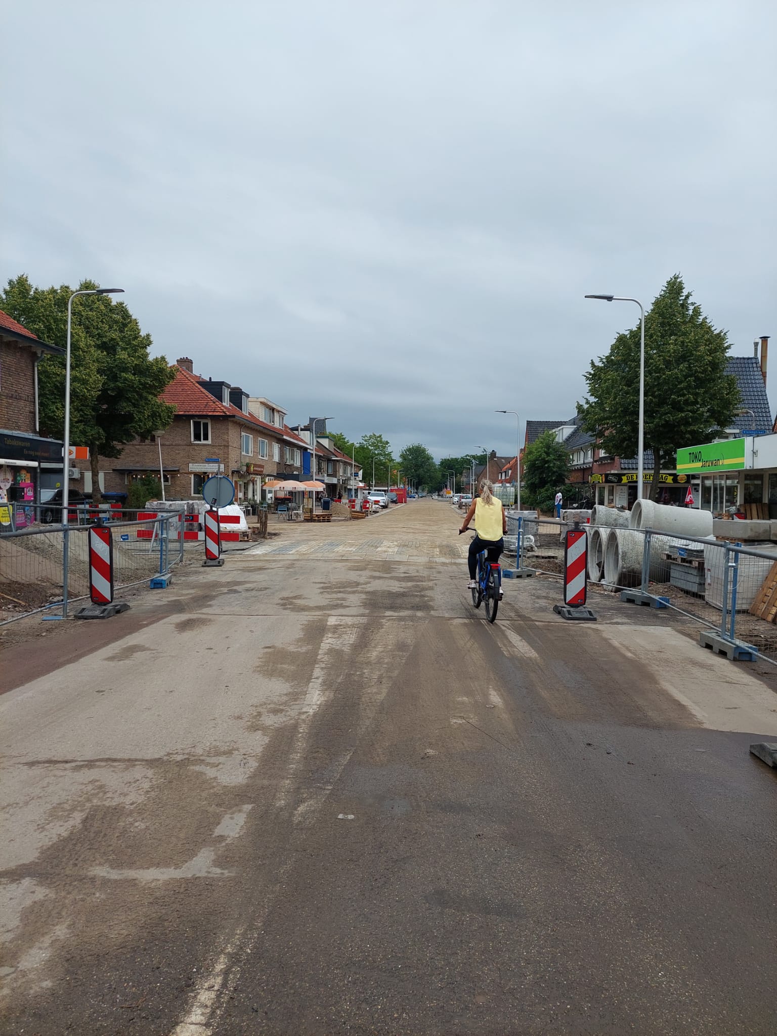 Tijdelijke verbinding oud - nieuw