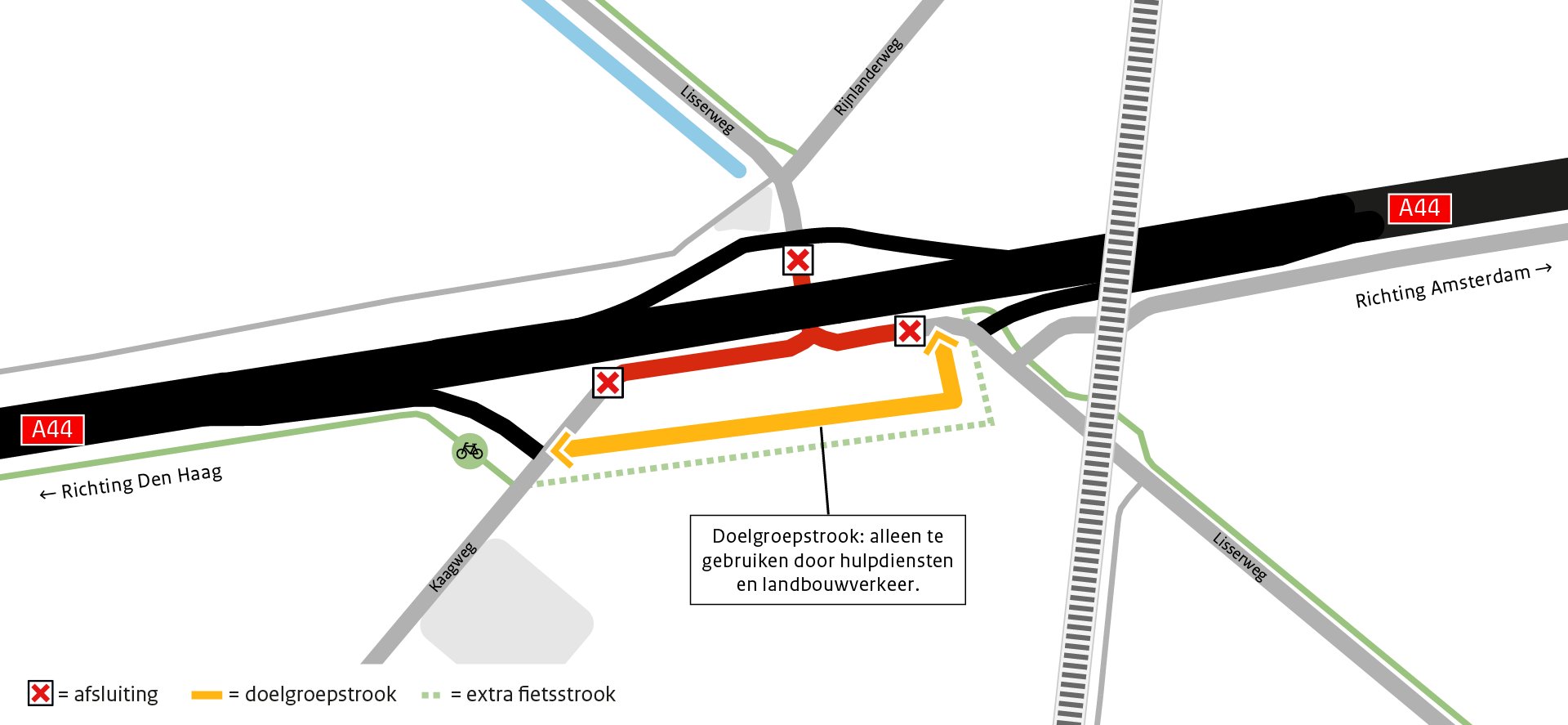 Afsluiting Lisserwegviaduct vanaf 14 oktober 2025