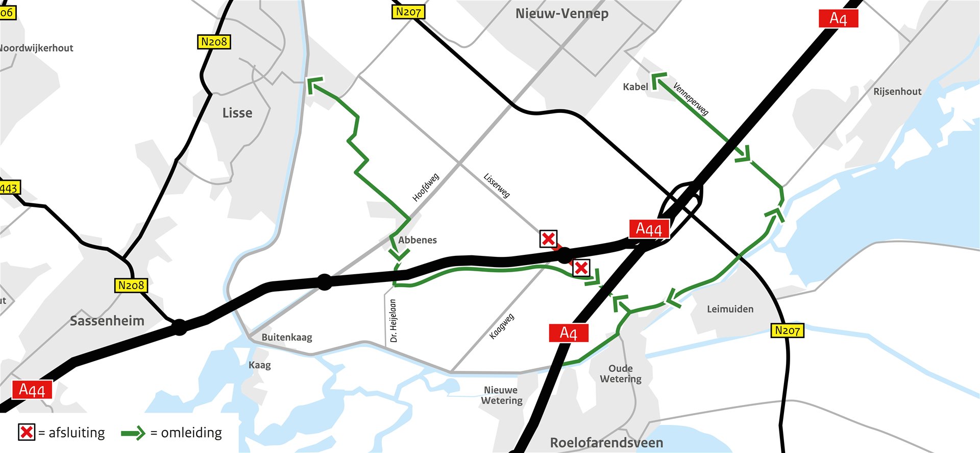 Omleiding (brom)fietsers Lisserwegviaduct na 14 oktober 2025