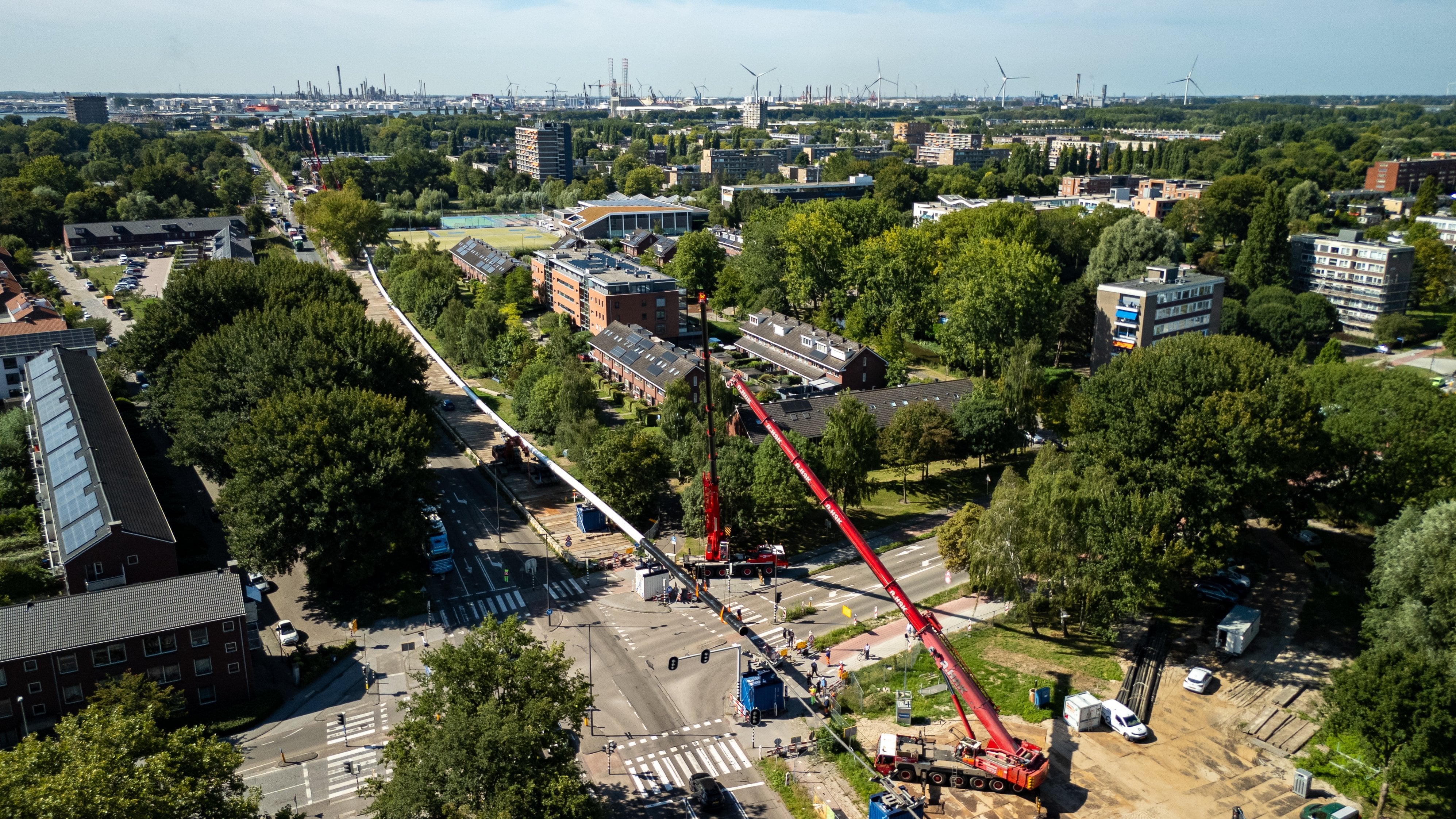 De afgeronde boring Delflandsedijk