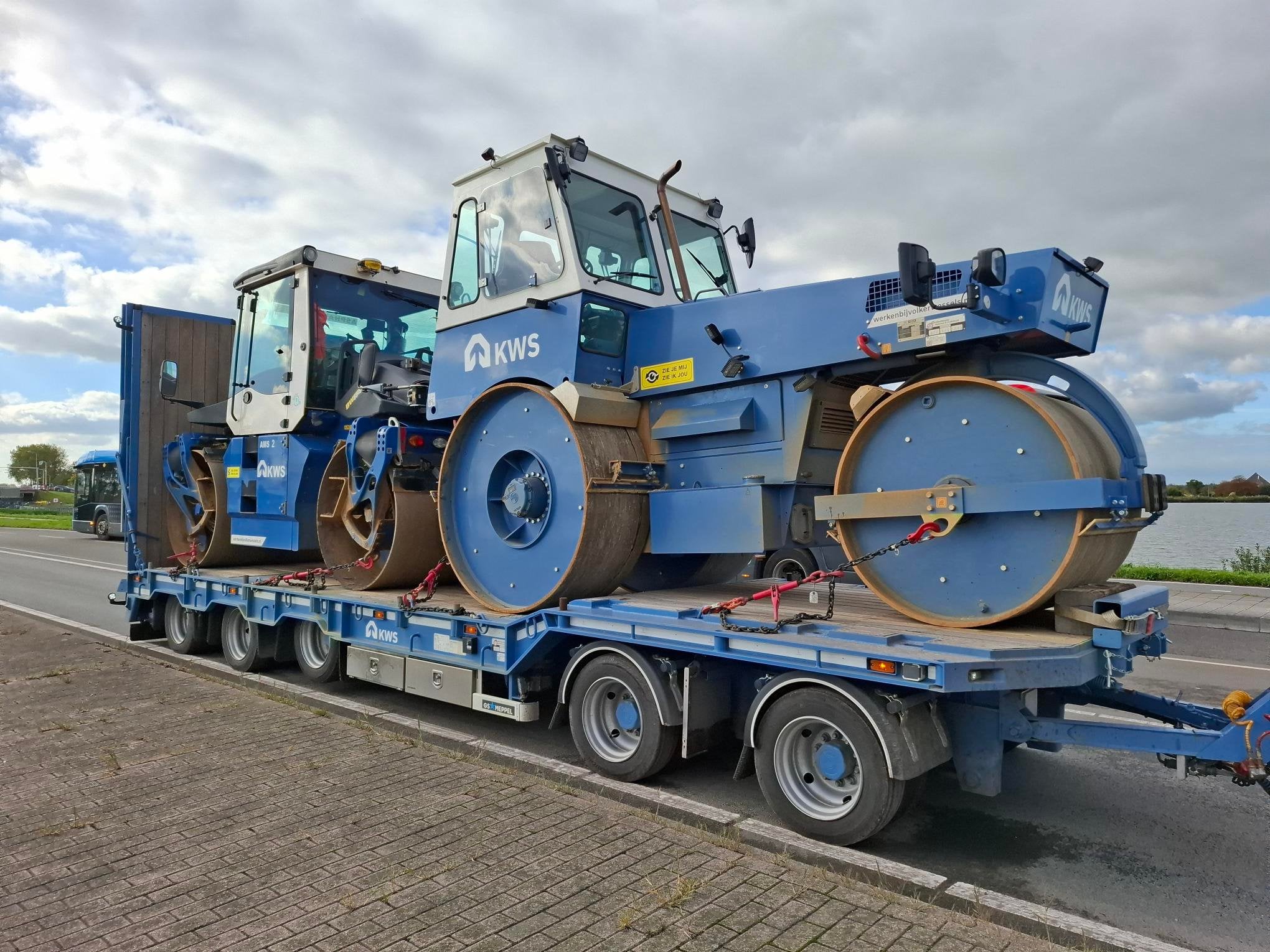 Materieel staat klaar voor de volgende nachtwerkzaamheden
