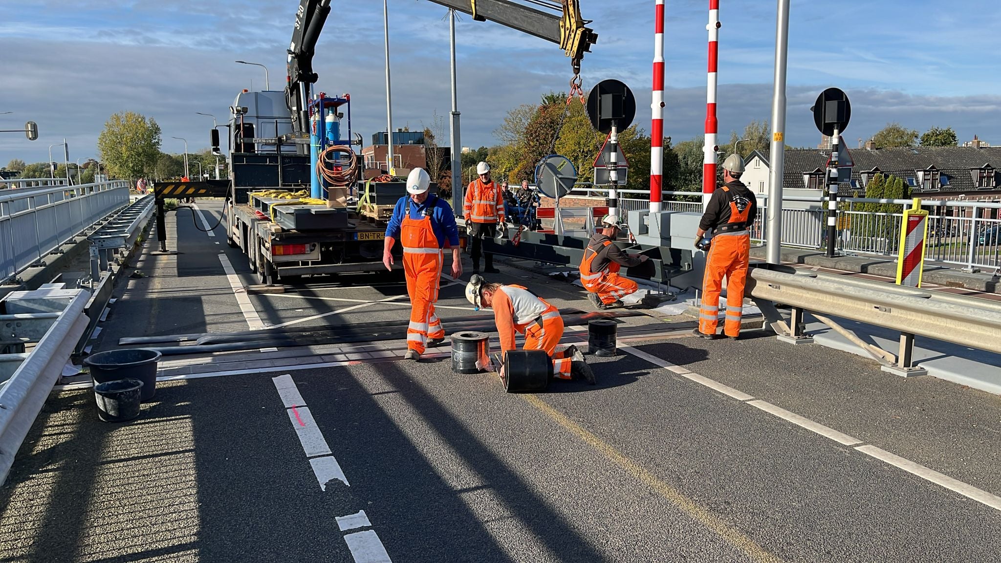 Foto 1: voorbereidende werkzaamheden zijn gestart