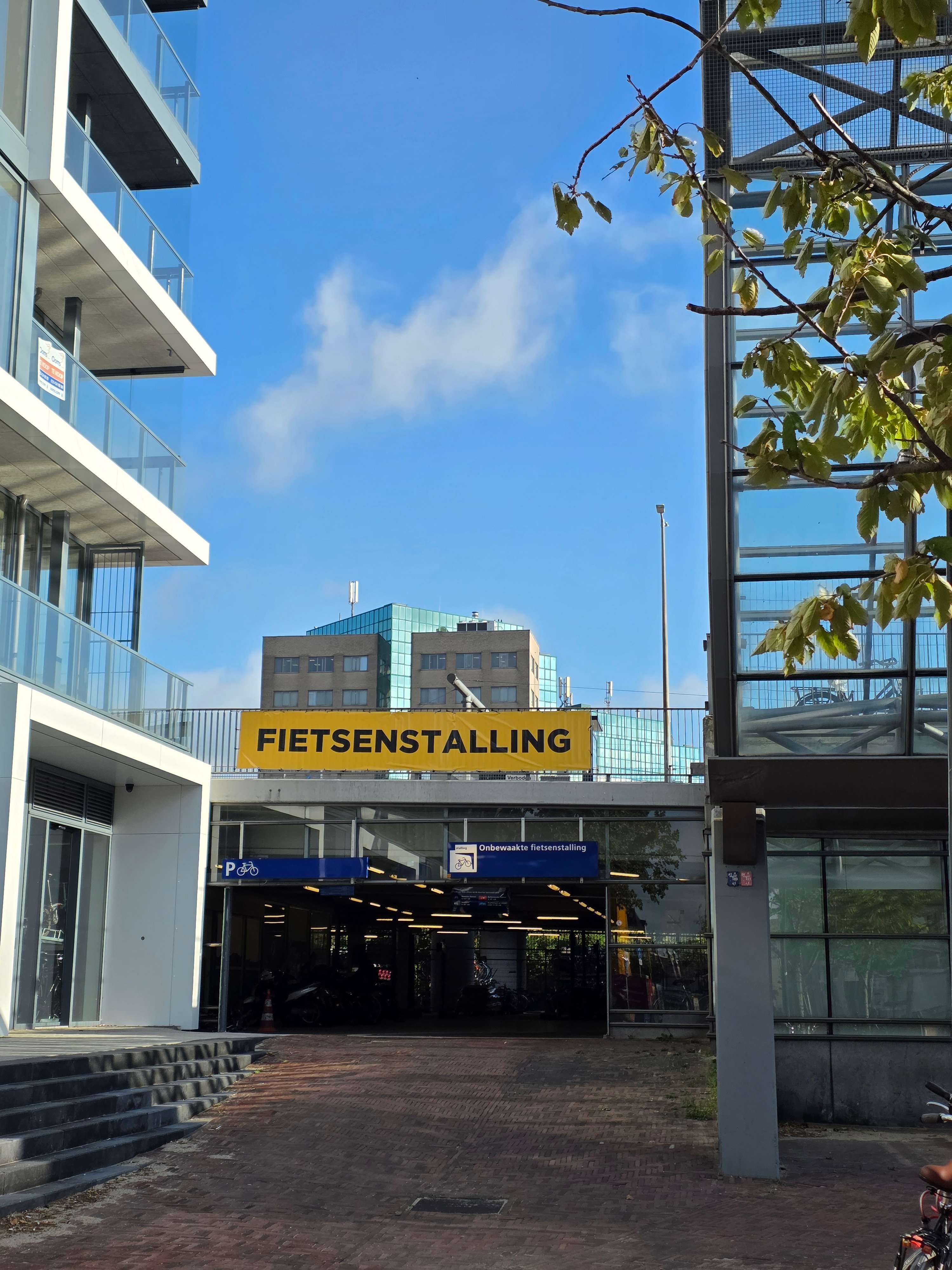 Vernieuwde fietsenstalling