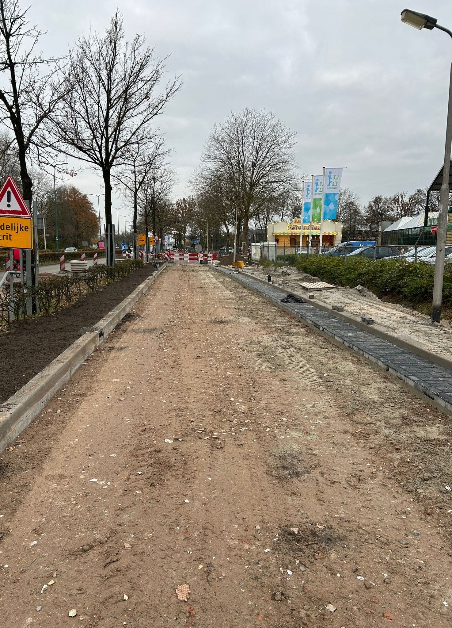 Fase 1F: aanbrengen Rabatstrook