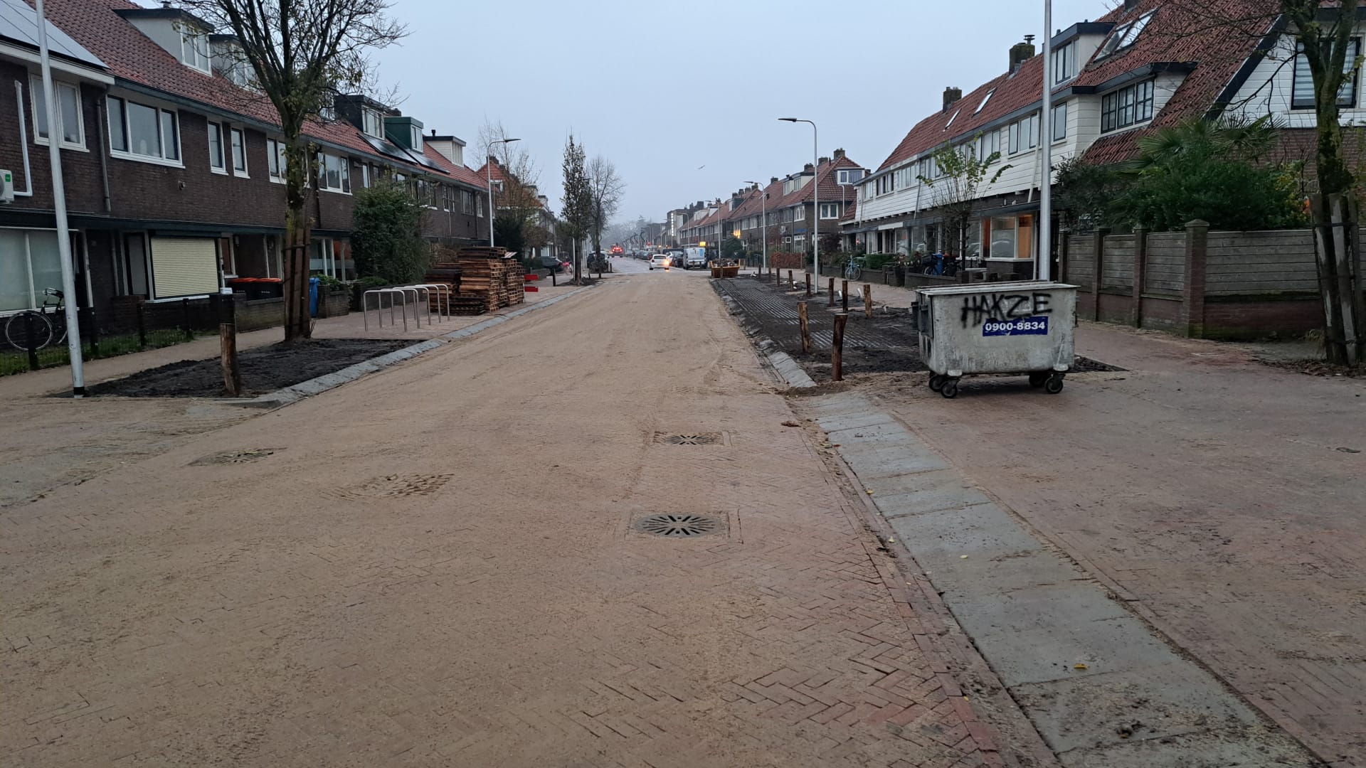 Fase 7: kruising Gouwestraat - Chrysantstraat open