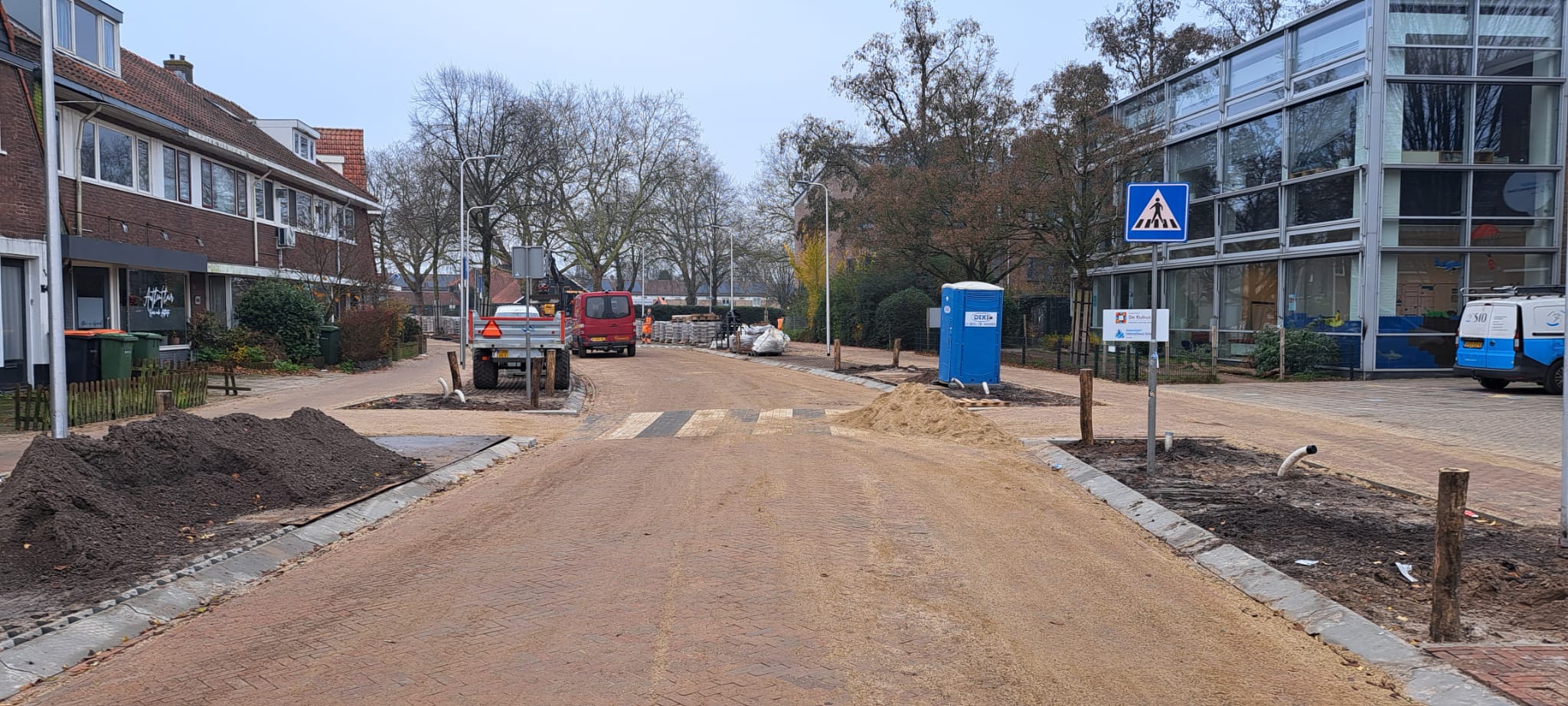 Fase 7: trottoirs en rijbaan tot aan Isseltseveld