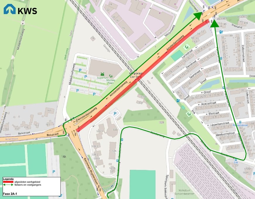 Fase 2A-1: bereikbaarheidskaart