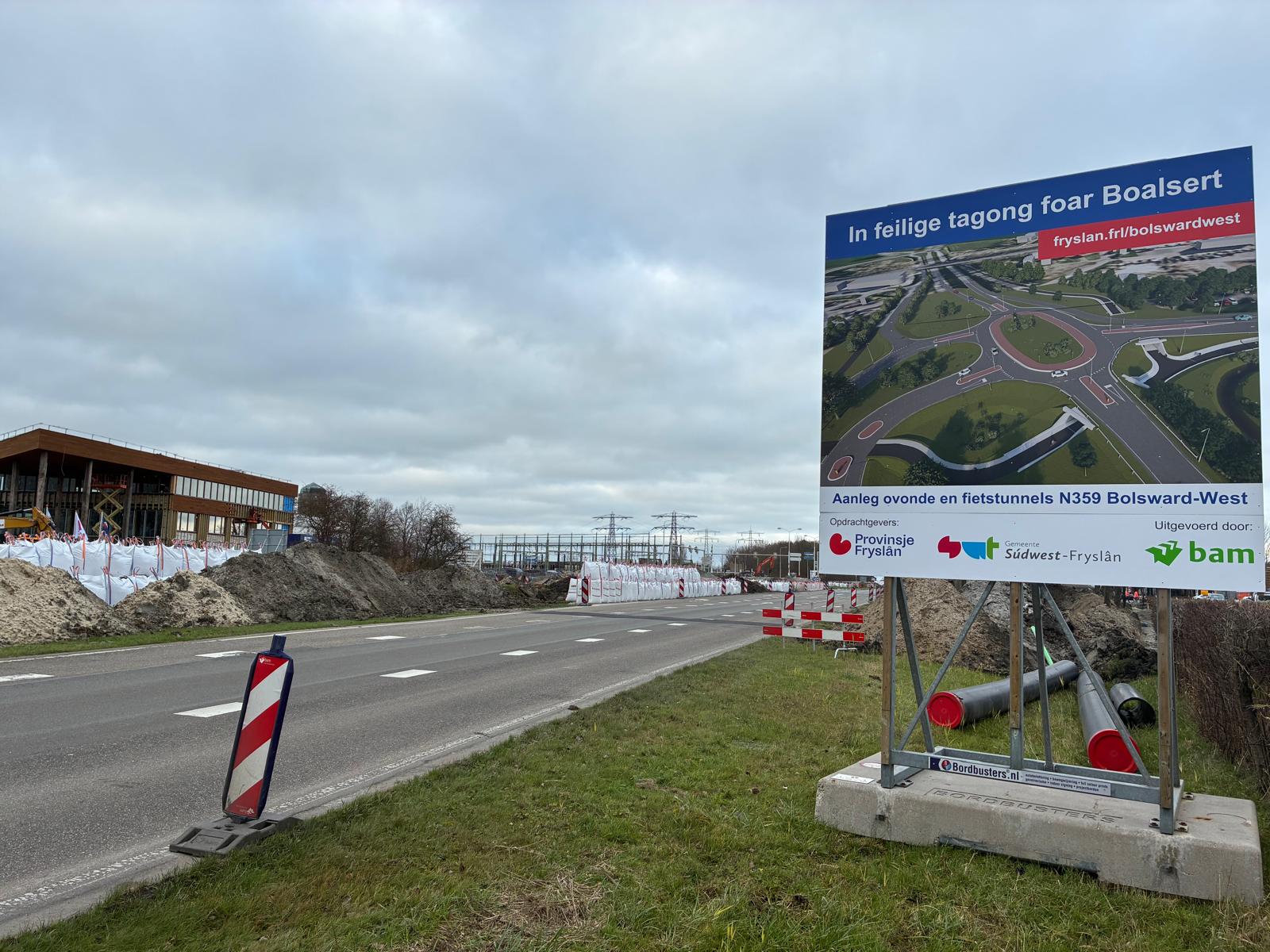 De projectborden zijn geplaatst