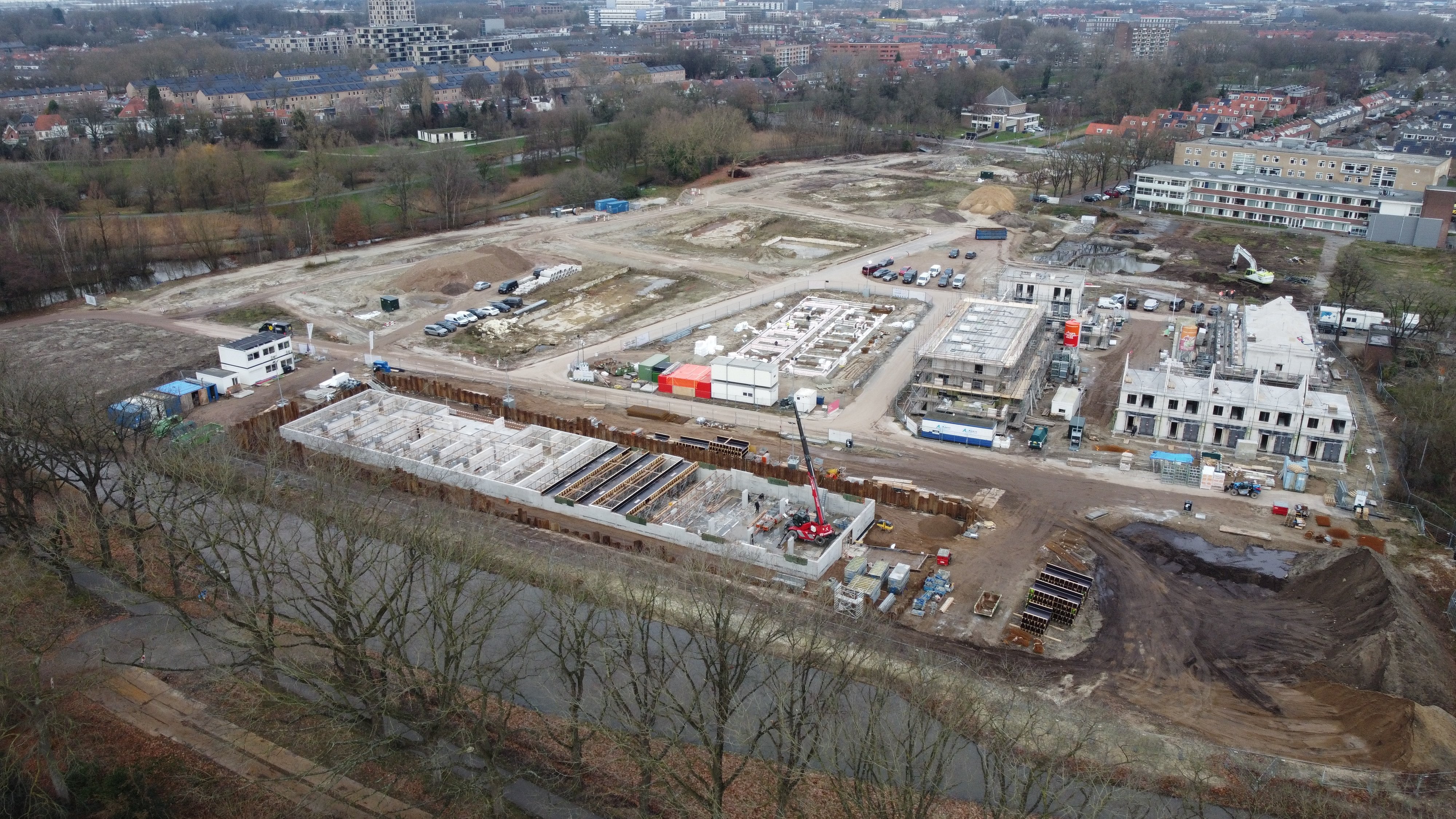 Park Langendijk in vogelvlucht