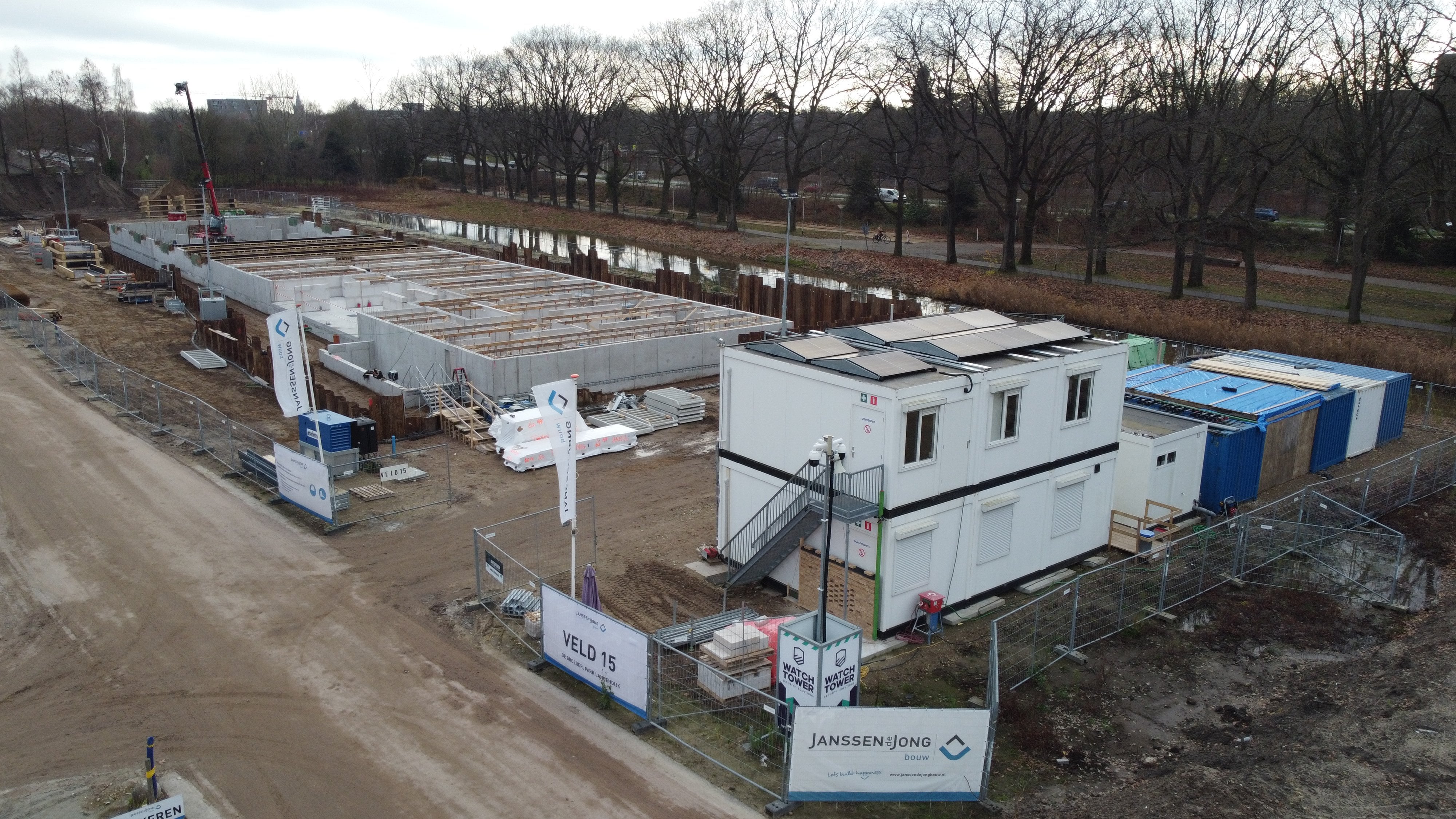 Bouw van De Broeder en De Zuster door Janssen de Jong Bouw Zuid