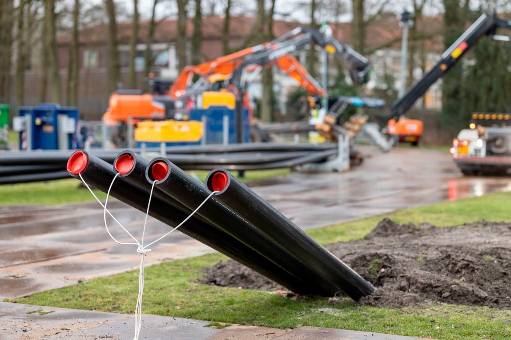 Voorbeeld uitkomende kabels