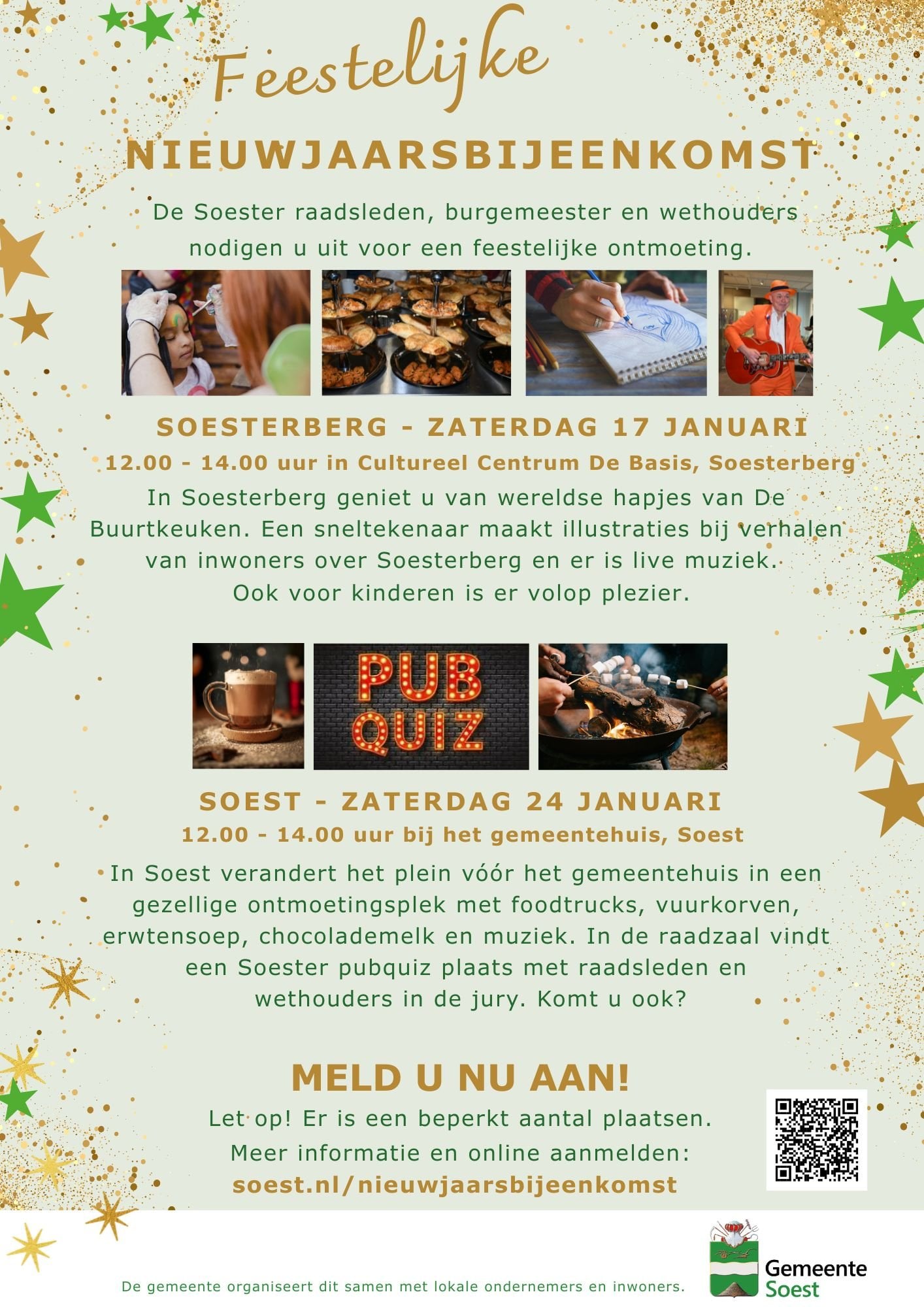 Uitnodiging nieuwjaarsbijeenkomst