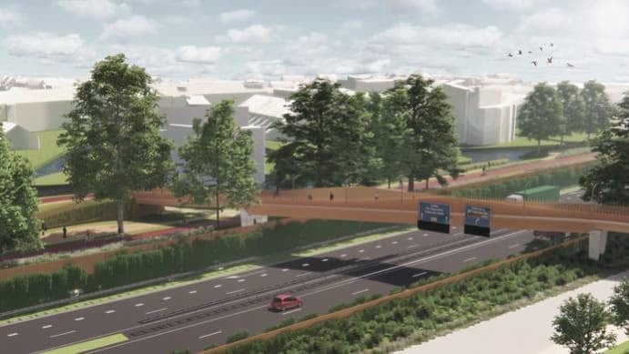 Visueel eindbeeld Broekwegviaduct
