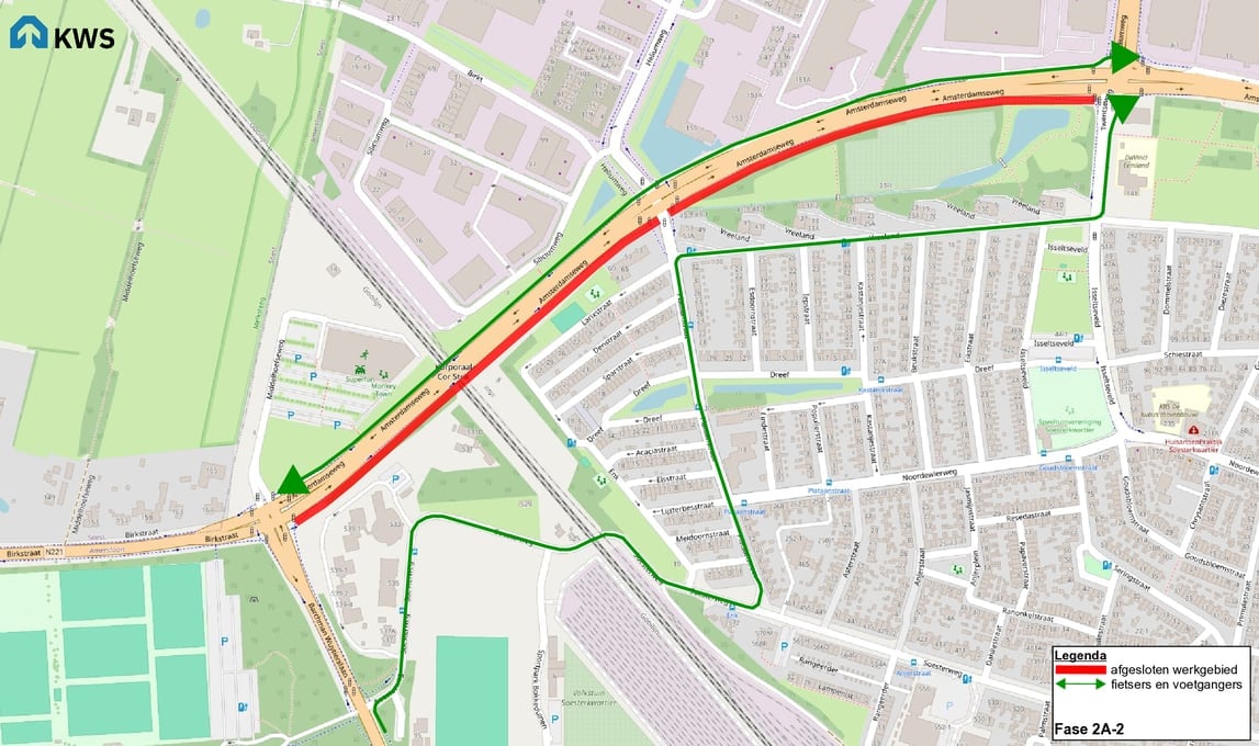 Fase 2A-2: bereikbaarheidskaart