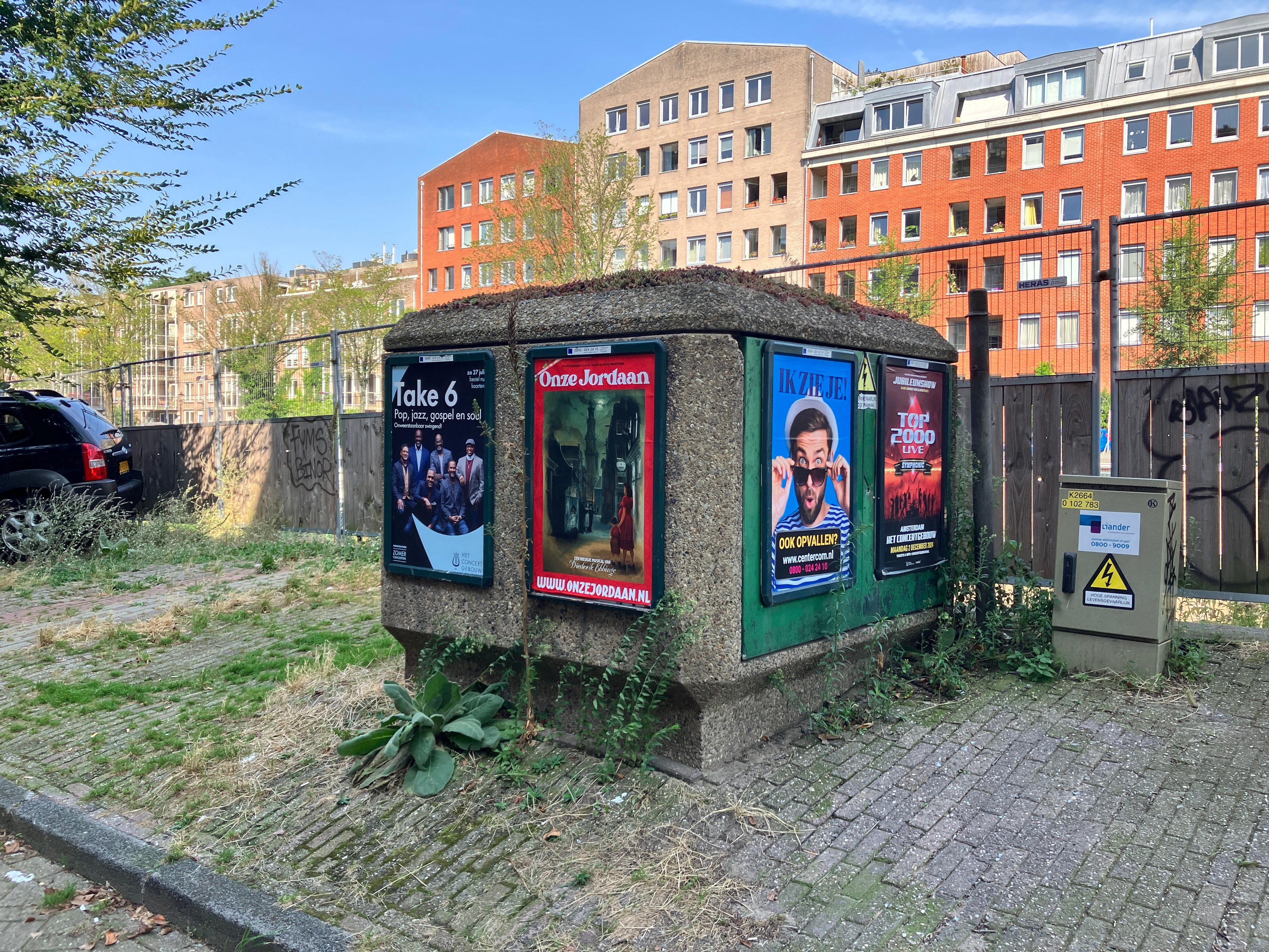 Transformatorhuis in september 2024