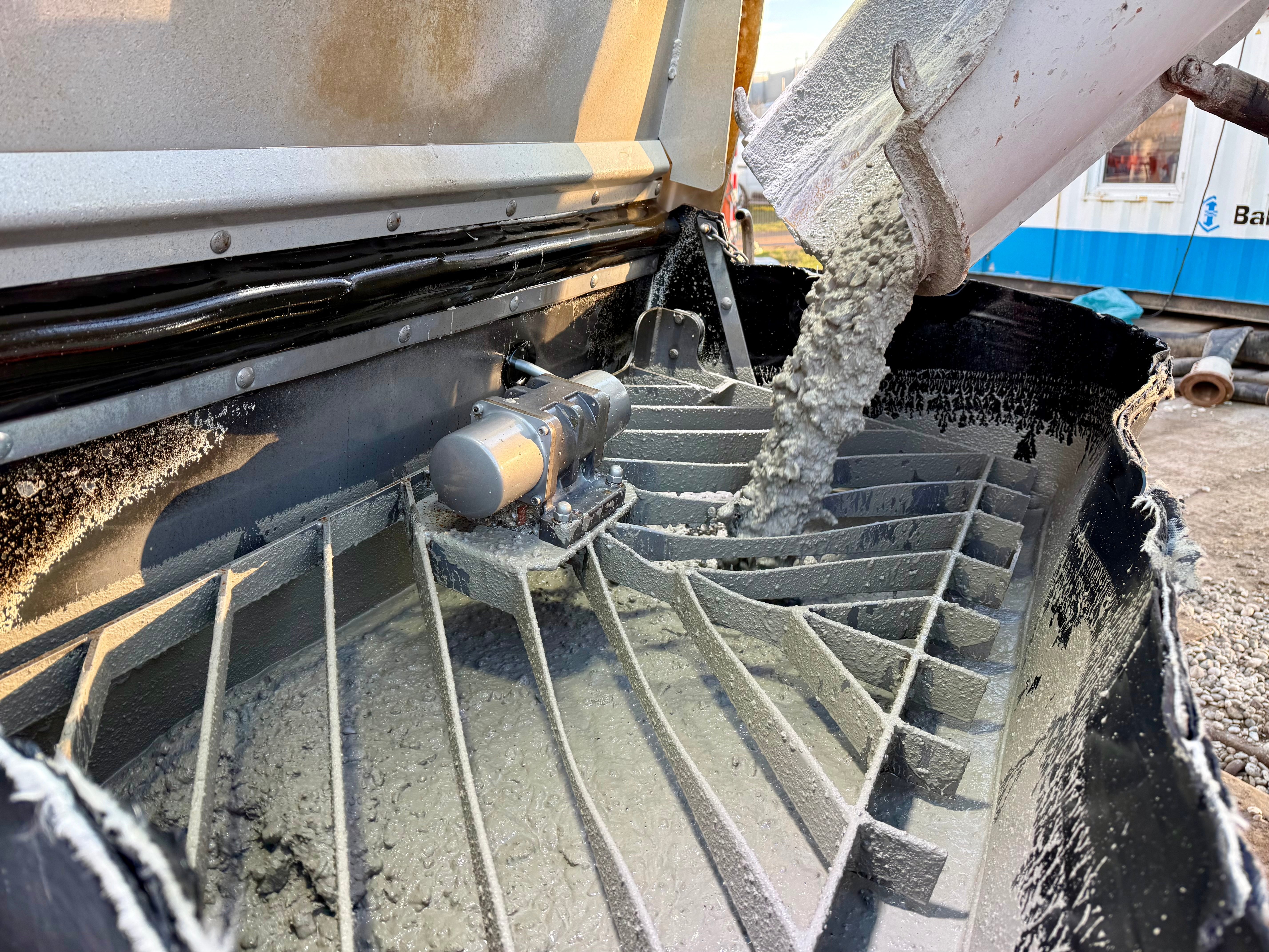 Close-up van het beton