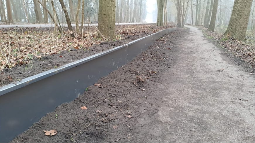 voorbeeld van het scherm  op een andere locatie