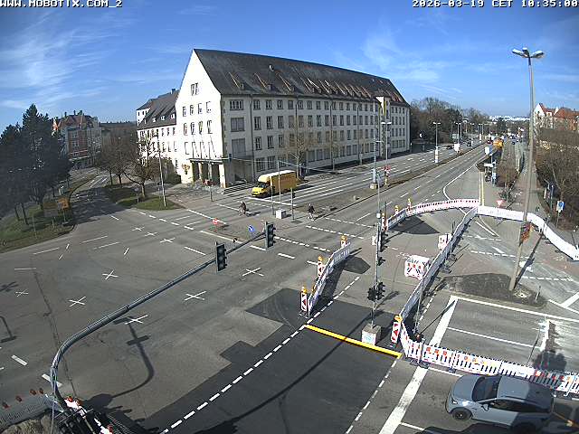 Ehinger Tor/Bismarckring: Blickrichtung Finanzamt