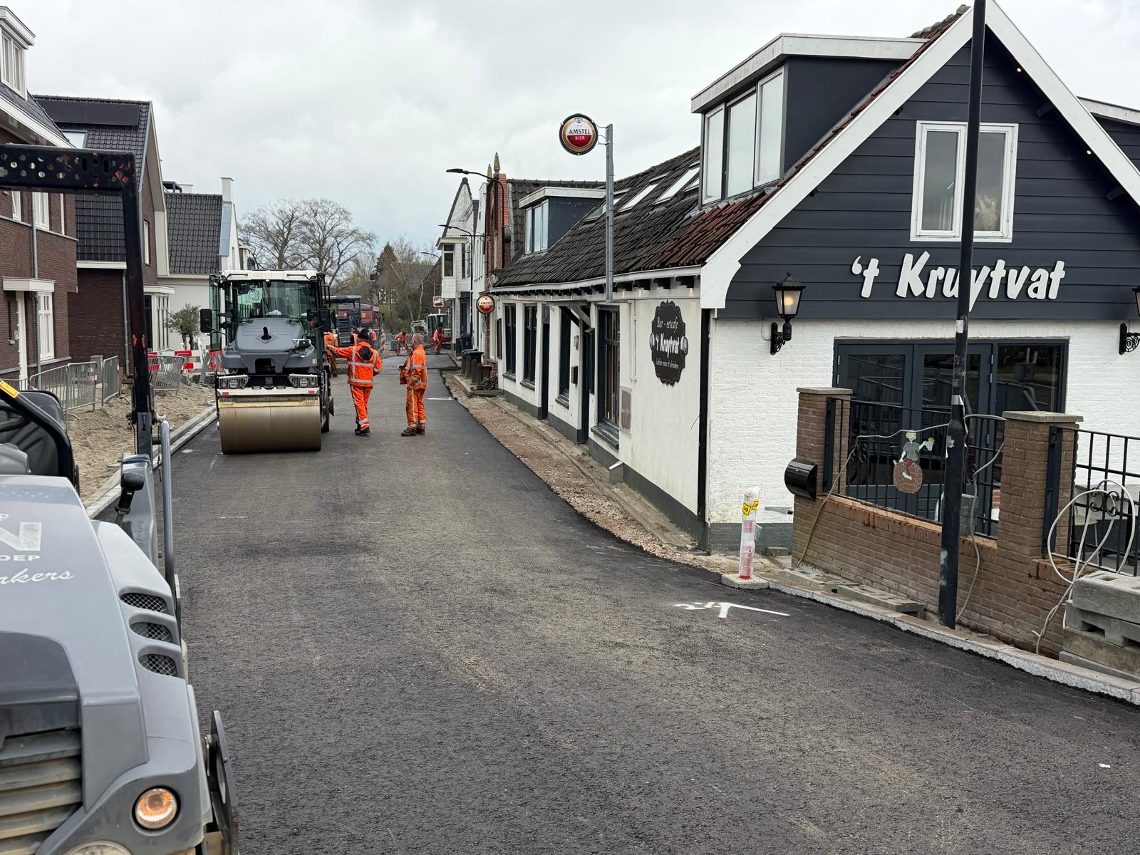 Onderlaag asfalt Herenweg