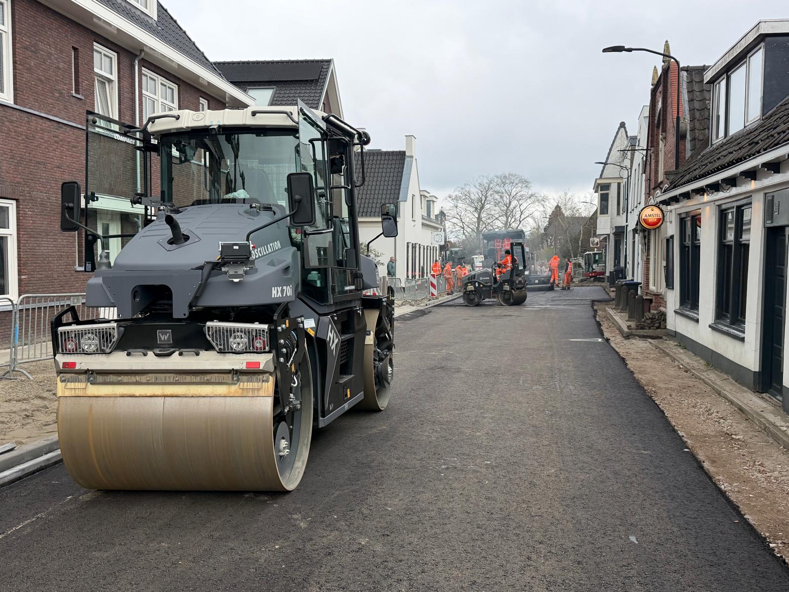 Onderlaag asfalt Herenweg