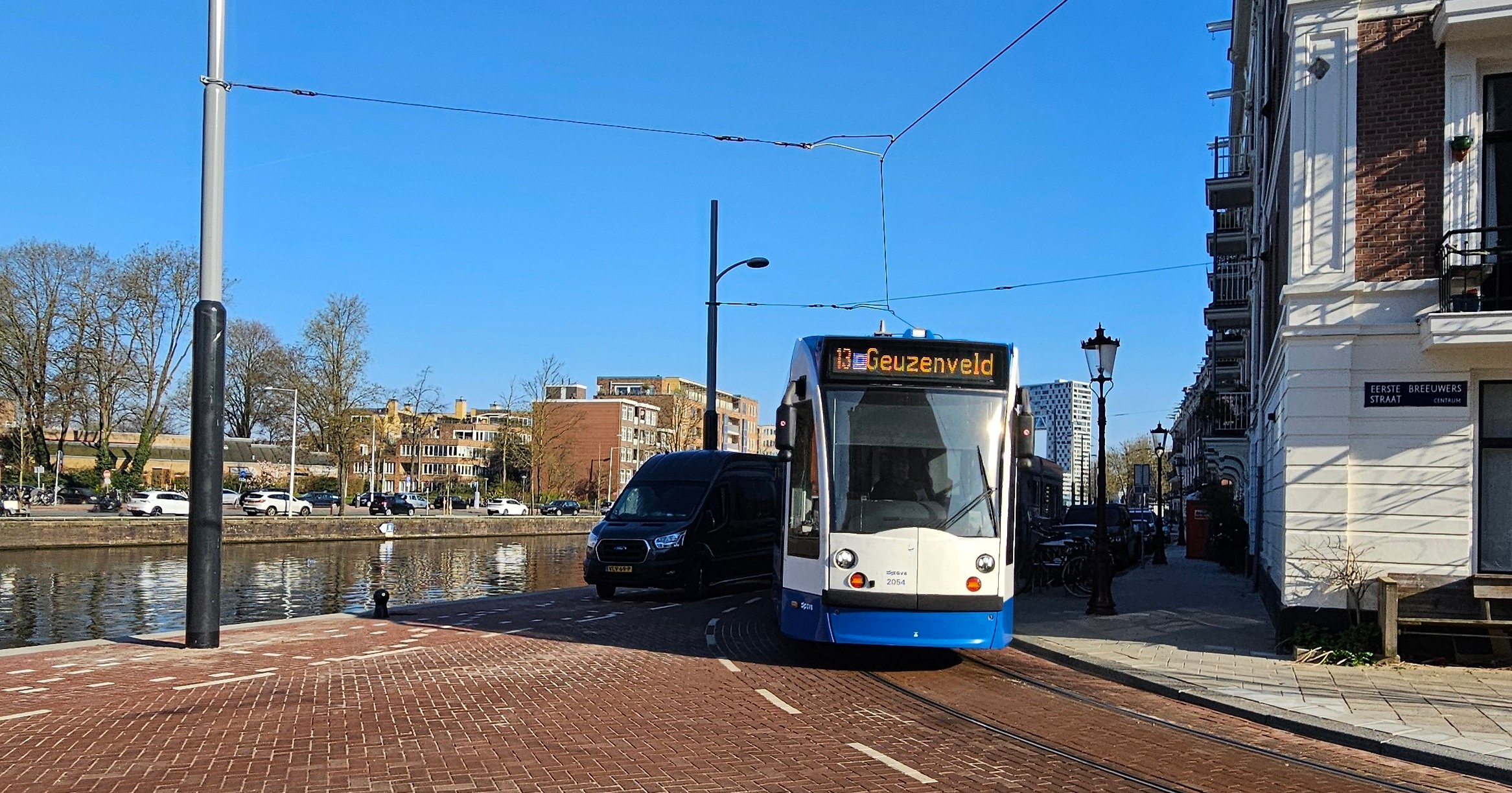 Tram op de Houtmankade