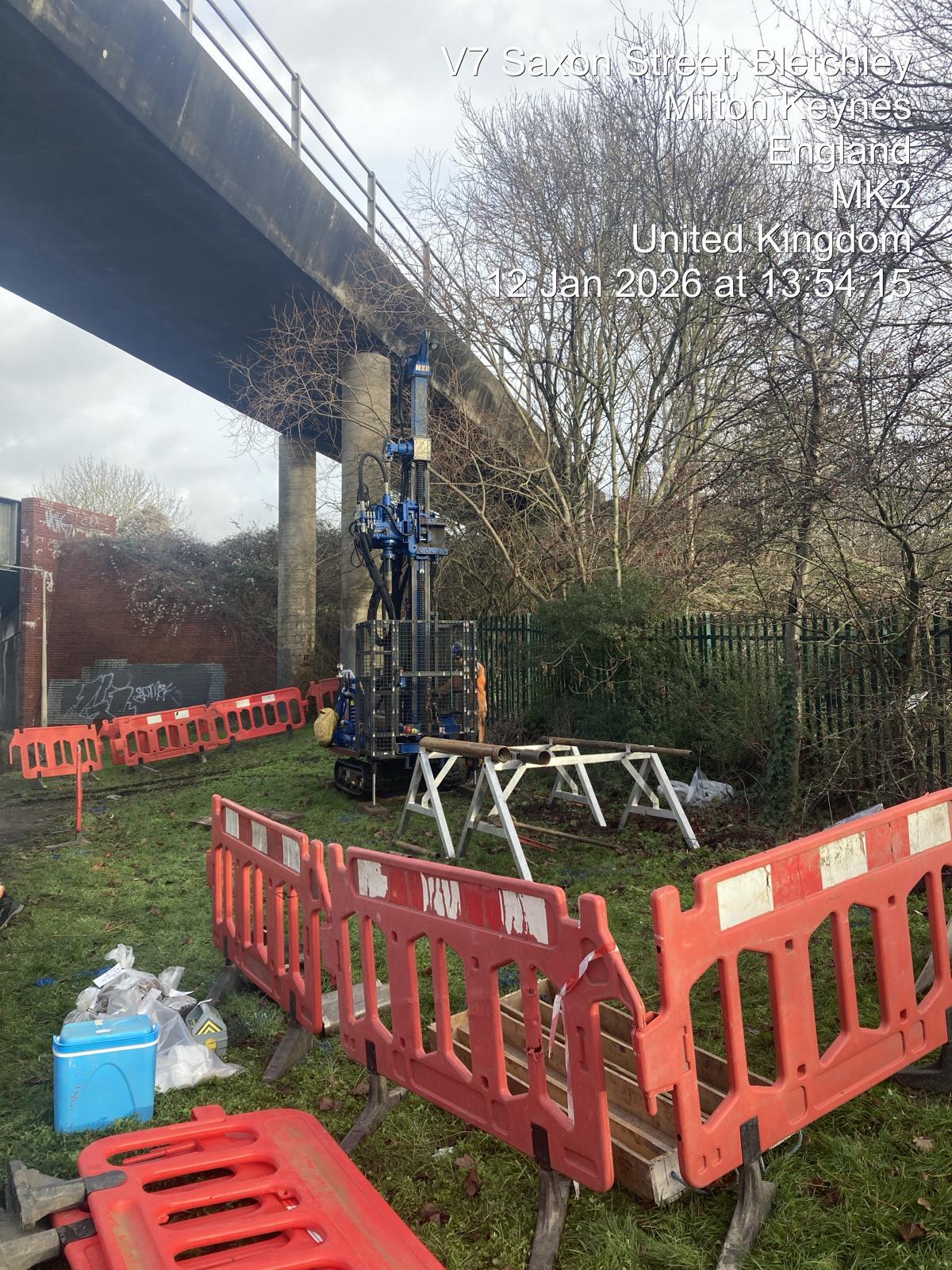 Ground investigation works -  Saxon Street BFO/1B