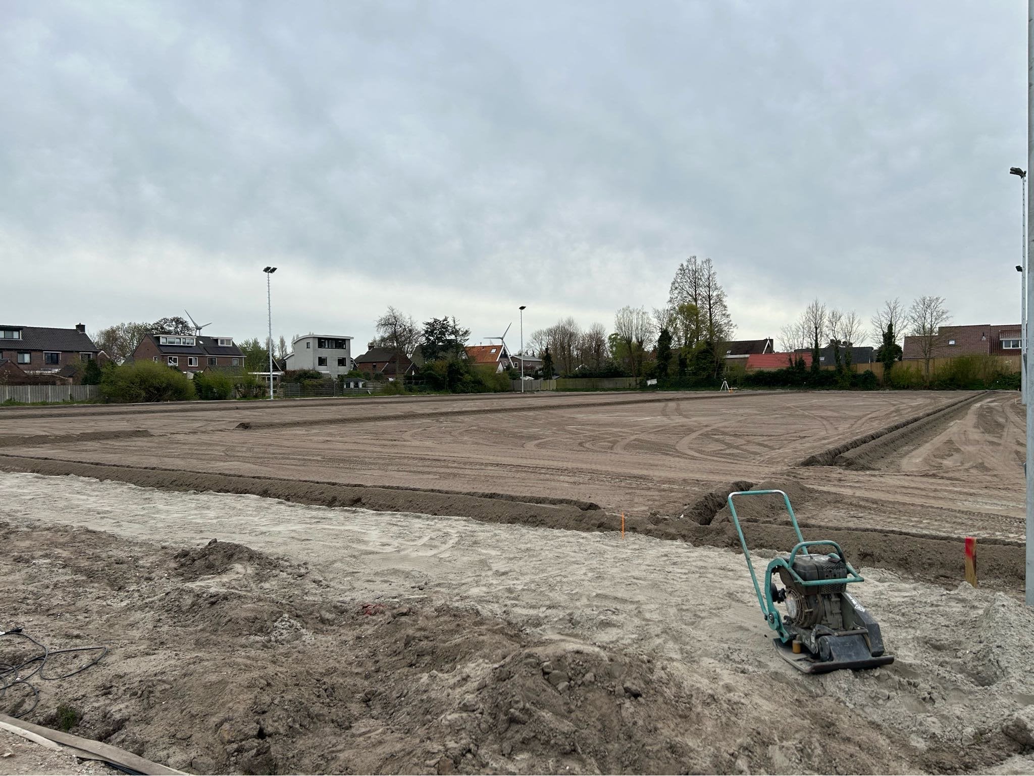 Afwerken van het hoofdveld