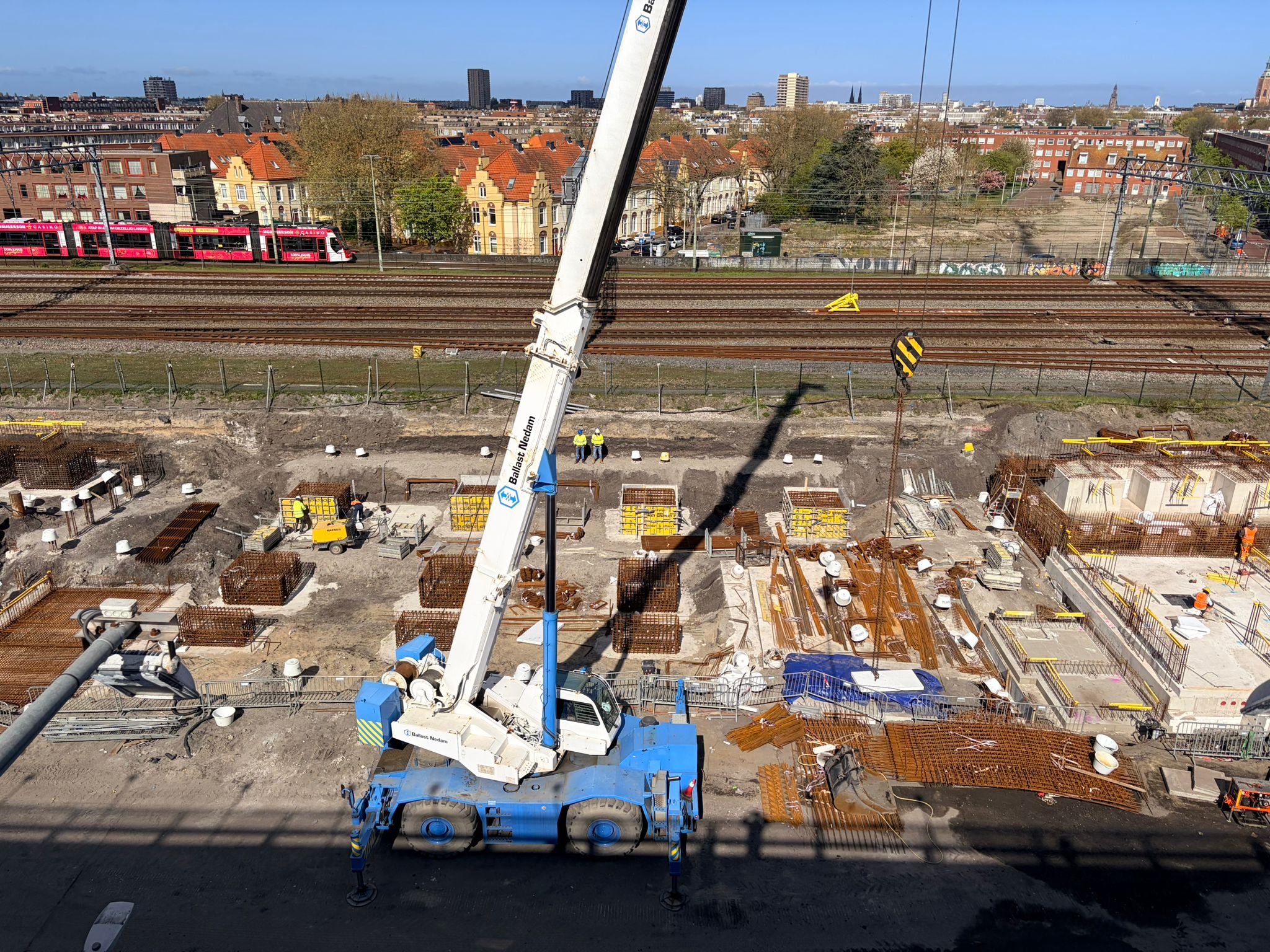 Tussenblok 6: Maken van de fundering m.b.v. stalen wapening