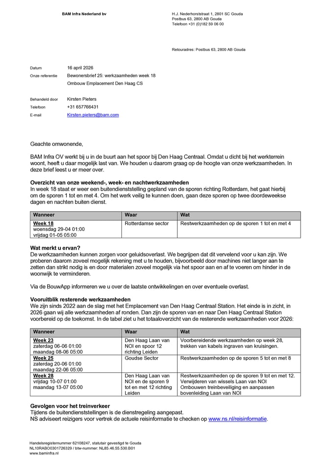 Bewonersbrief