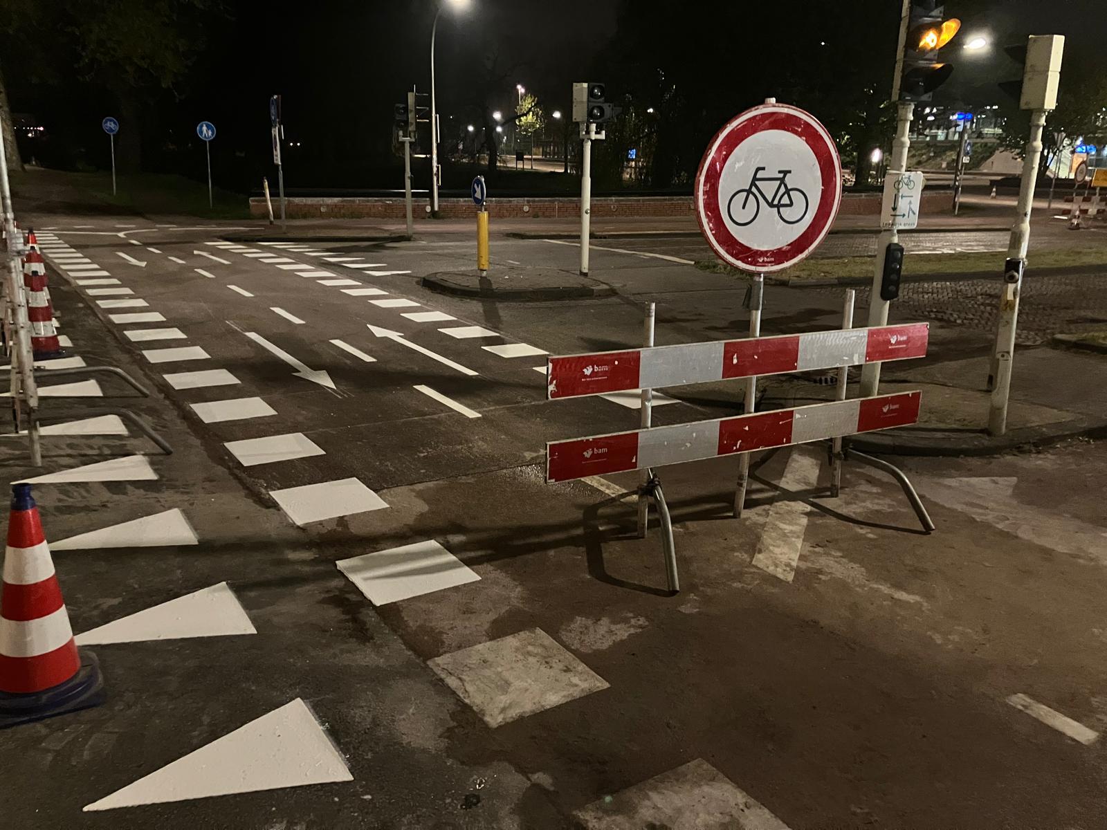 Asfaltwerkzaamheden Singel Deventer