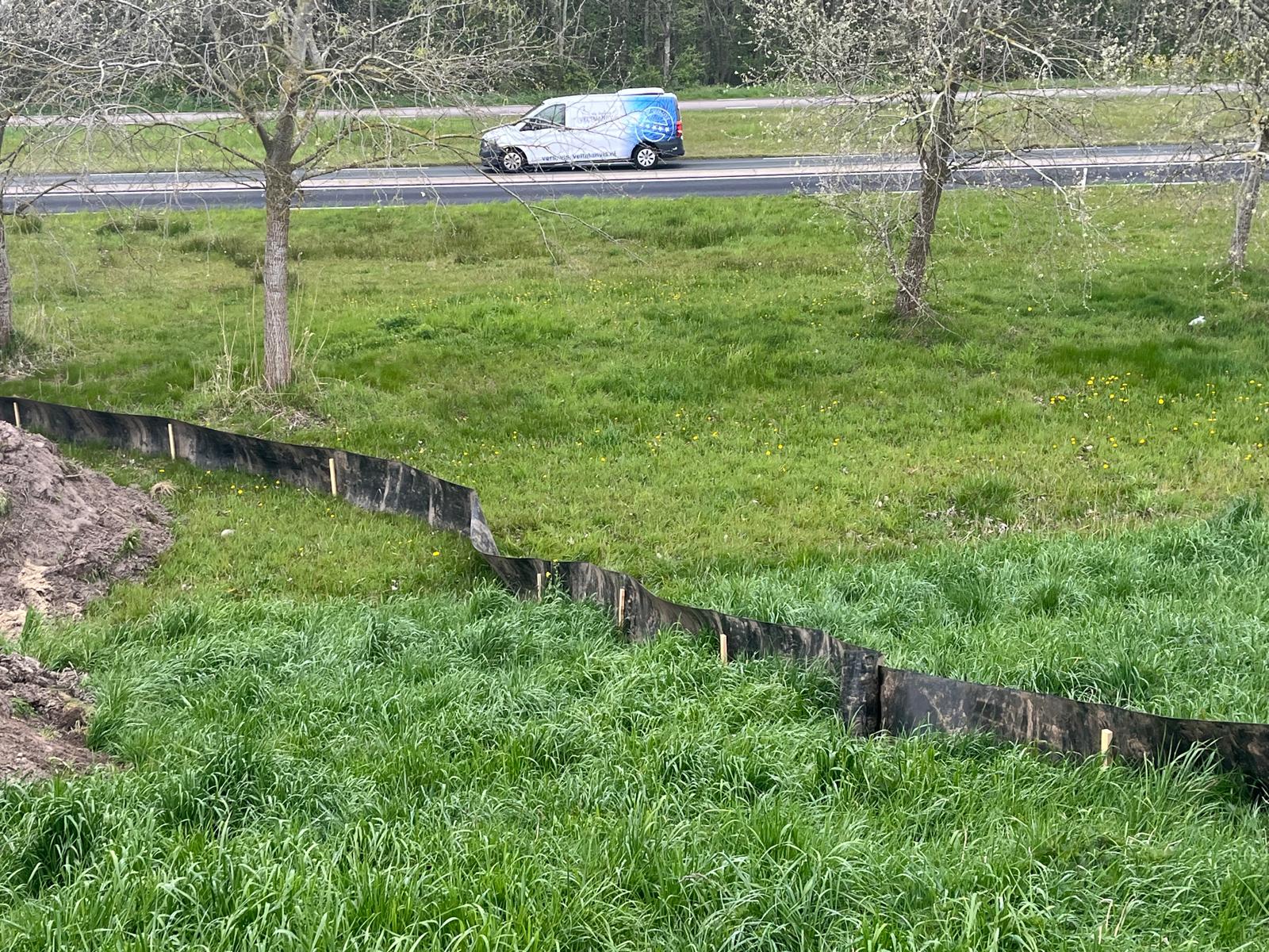 Met dierschermen houden we de lokale fauna veilig.
