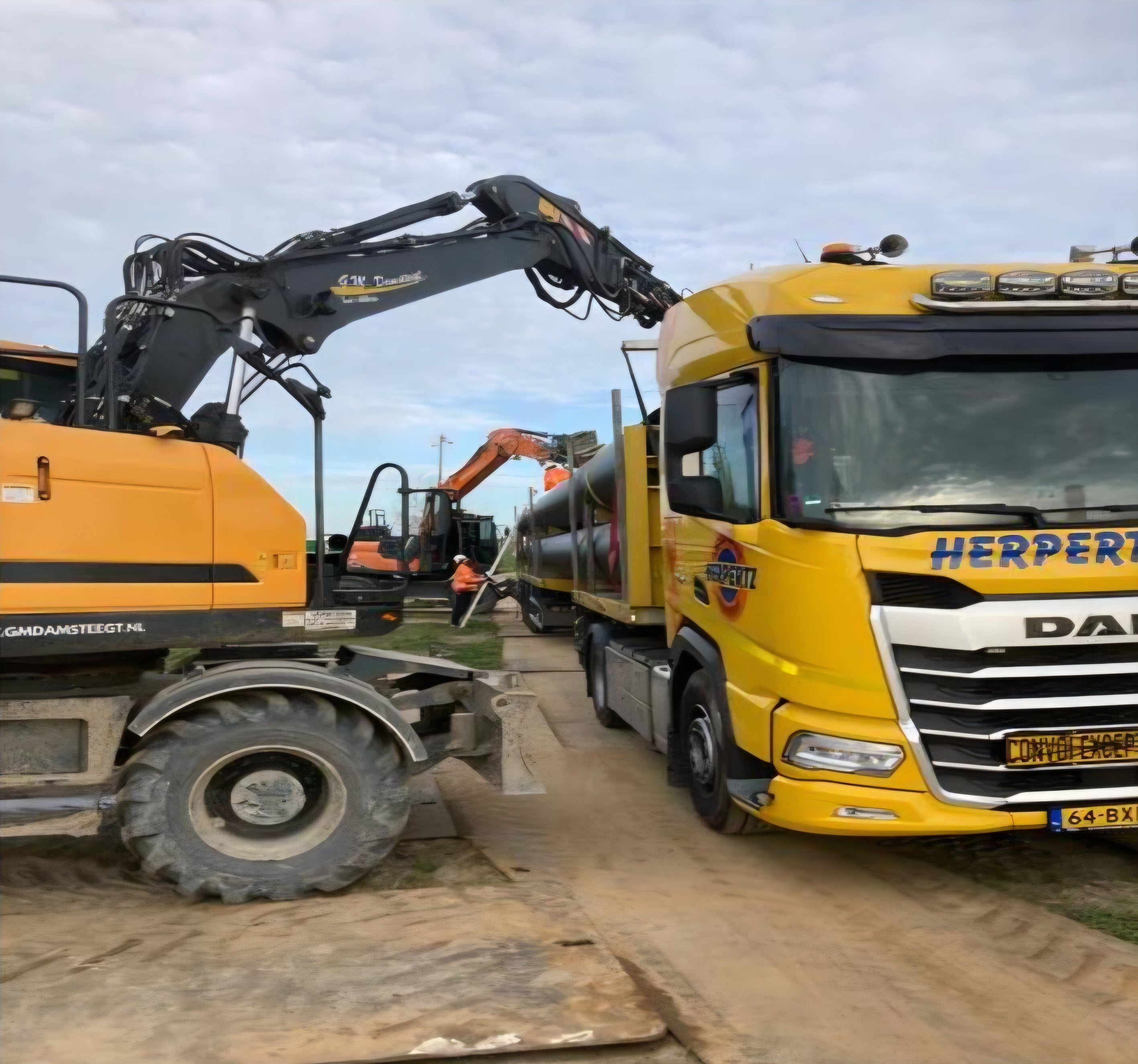 lossen van de buizen