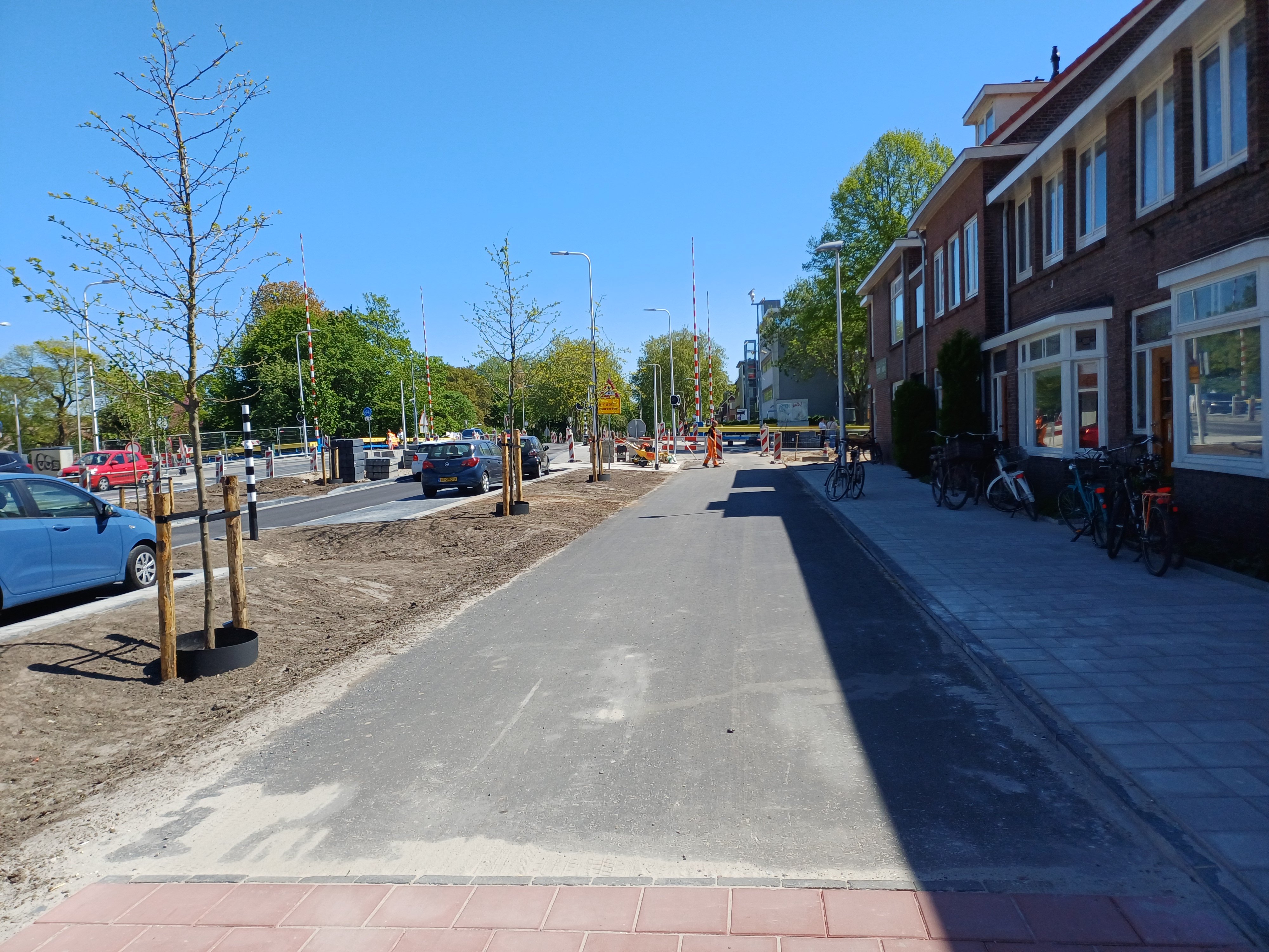 Fietspad asfalteren 07-11 uur