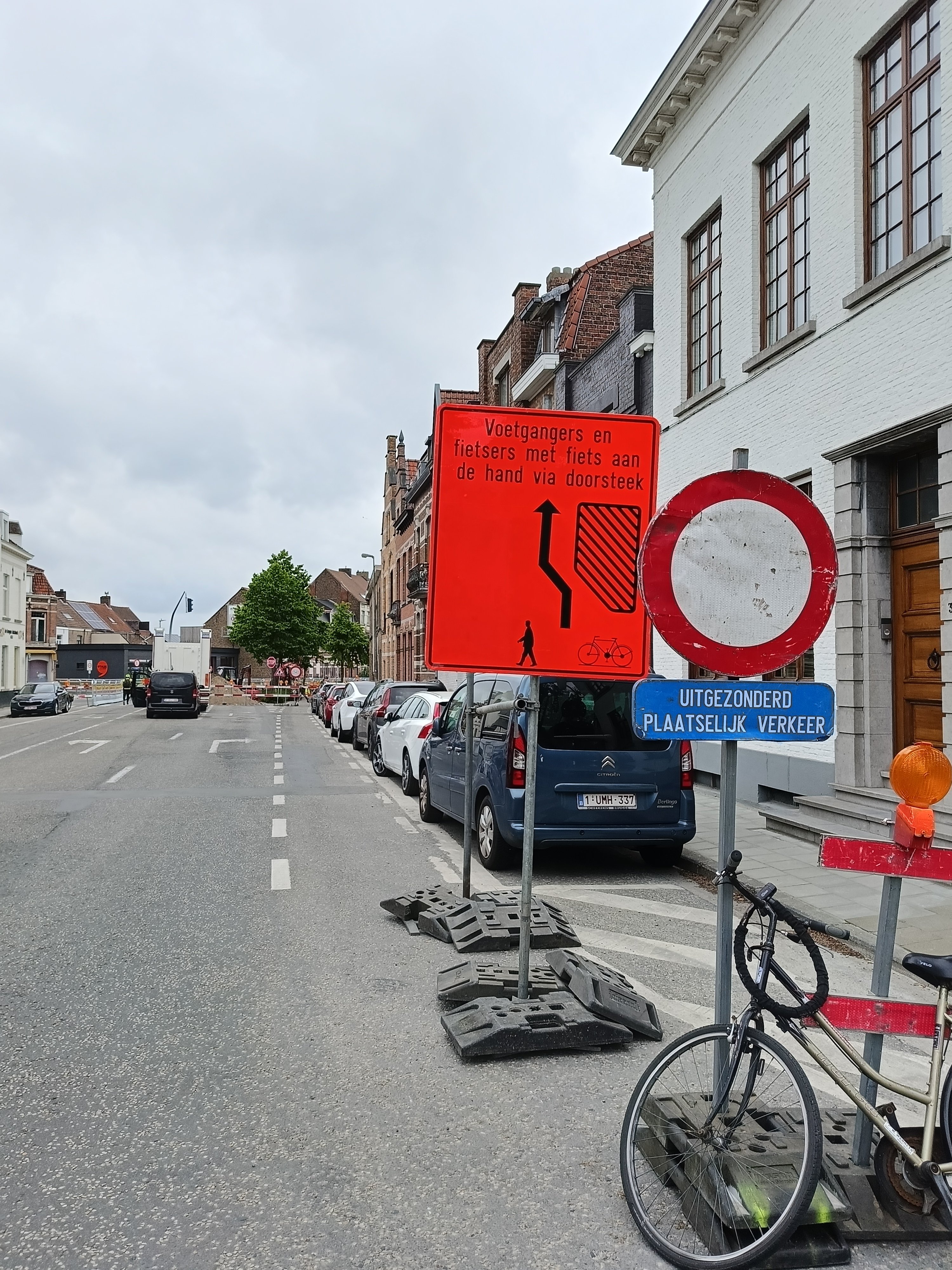 Signalisatie 'Kleine' Generaal Lemanlaan