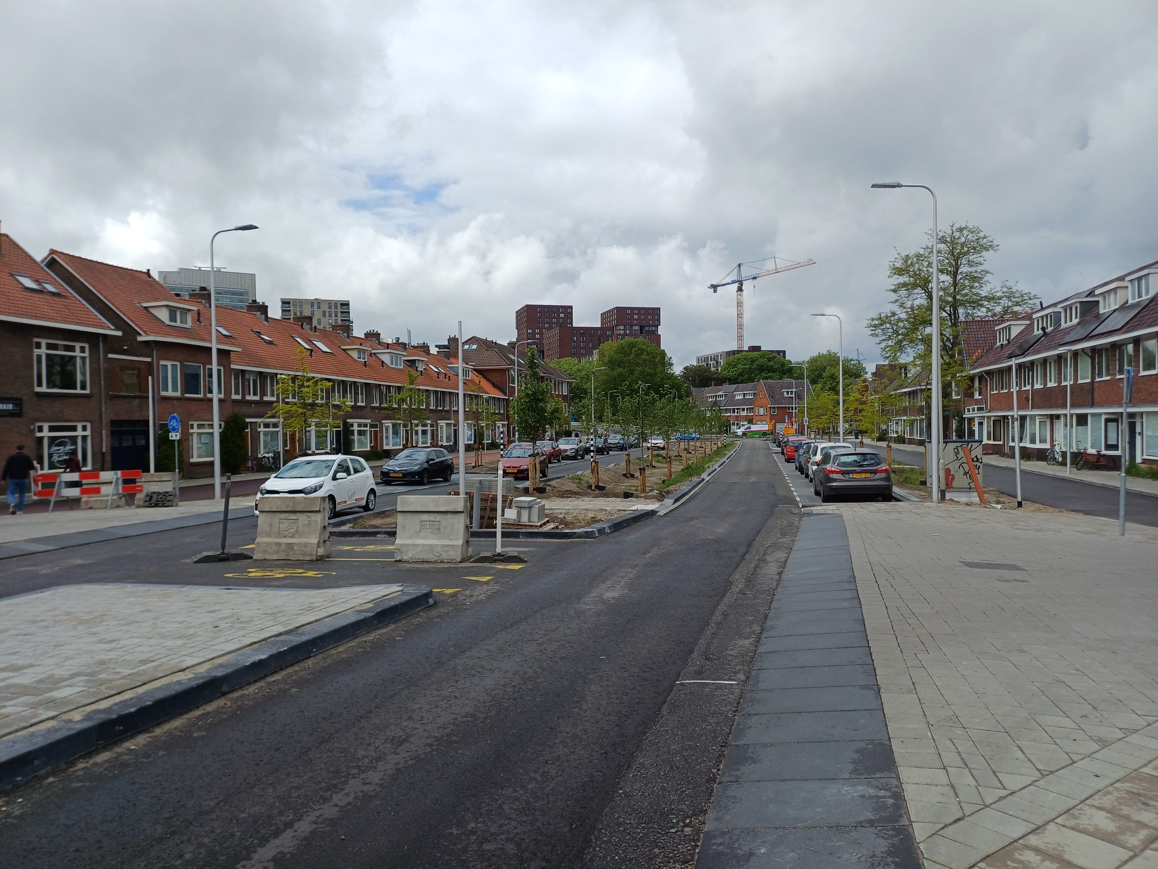 Asfalt op rijbaan